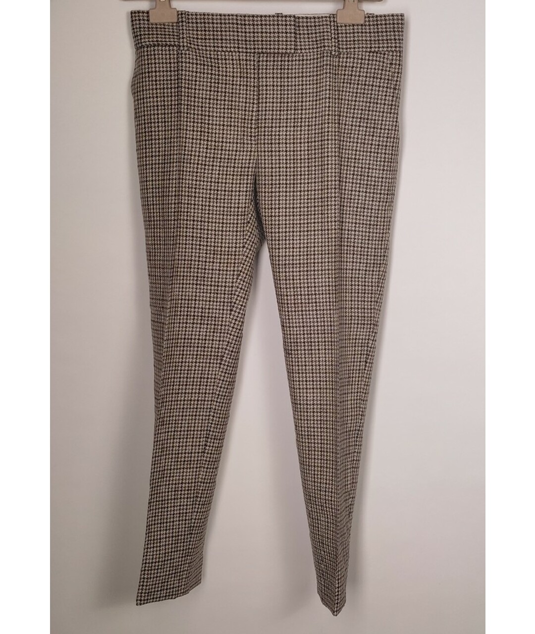 CELINE PRE-OWNED Бежевые шерстяные прямые брюки, фото 9