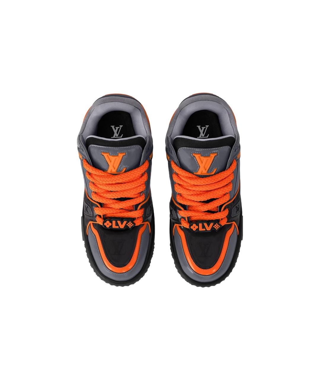 LOUIS VUITTON Мульти кожаные низкие кроссовки / кеды, фото 4