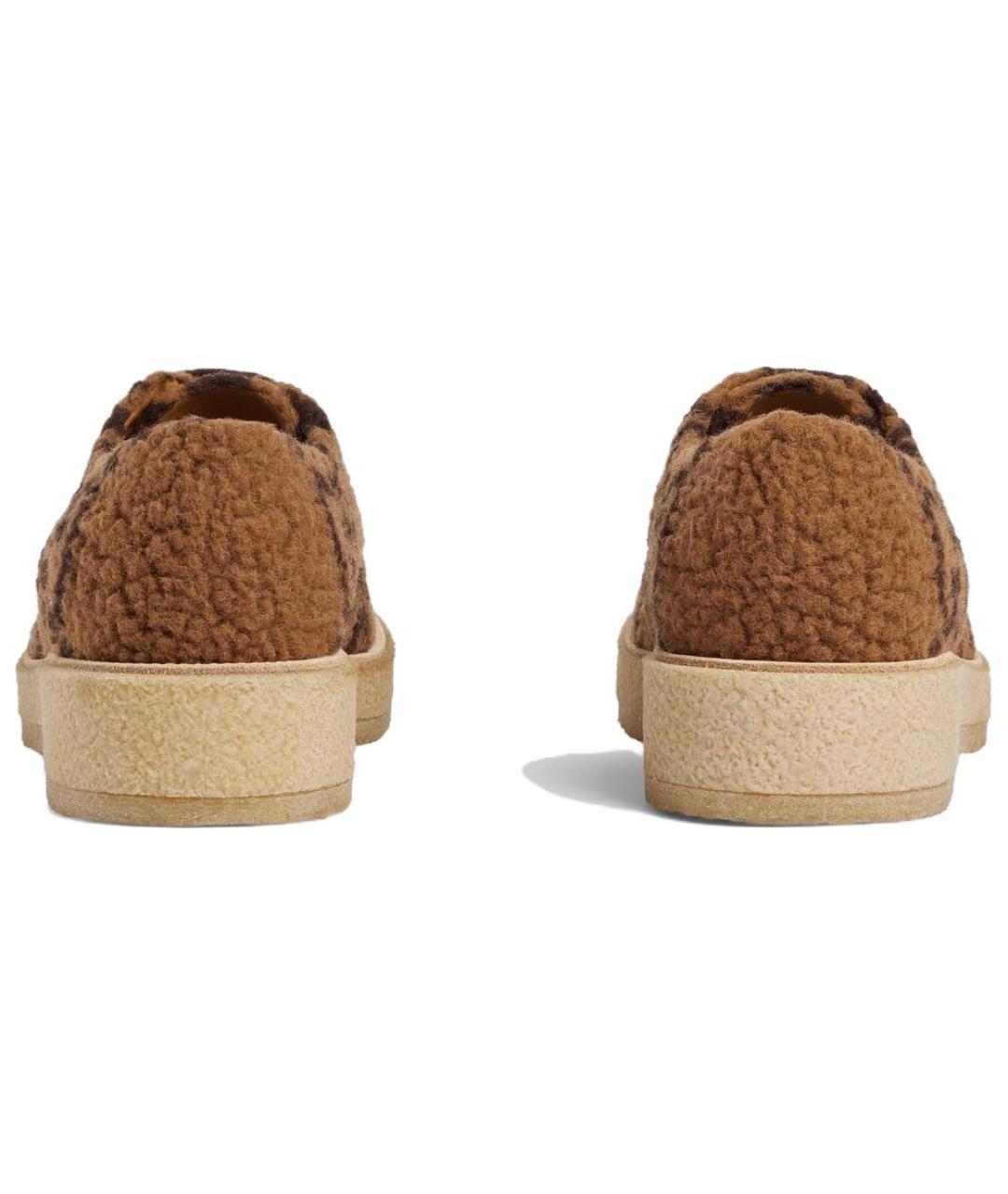 GUCCI Коричневые лоферы, фото 4