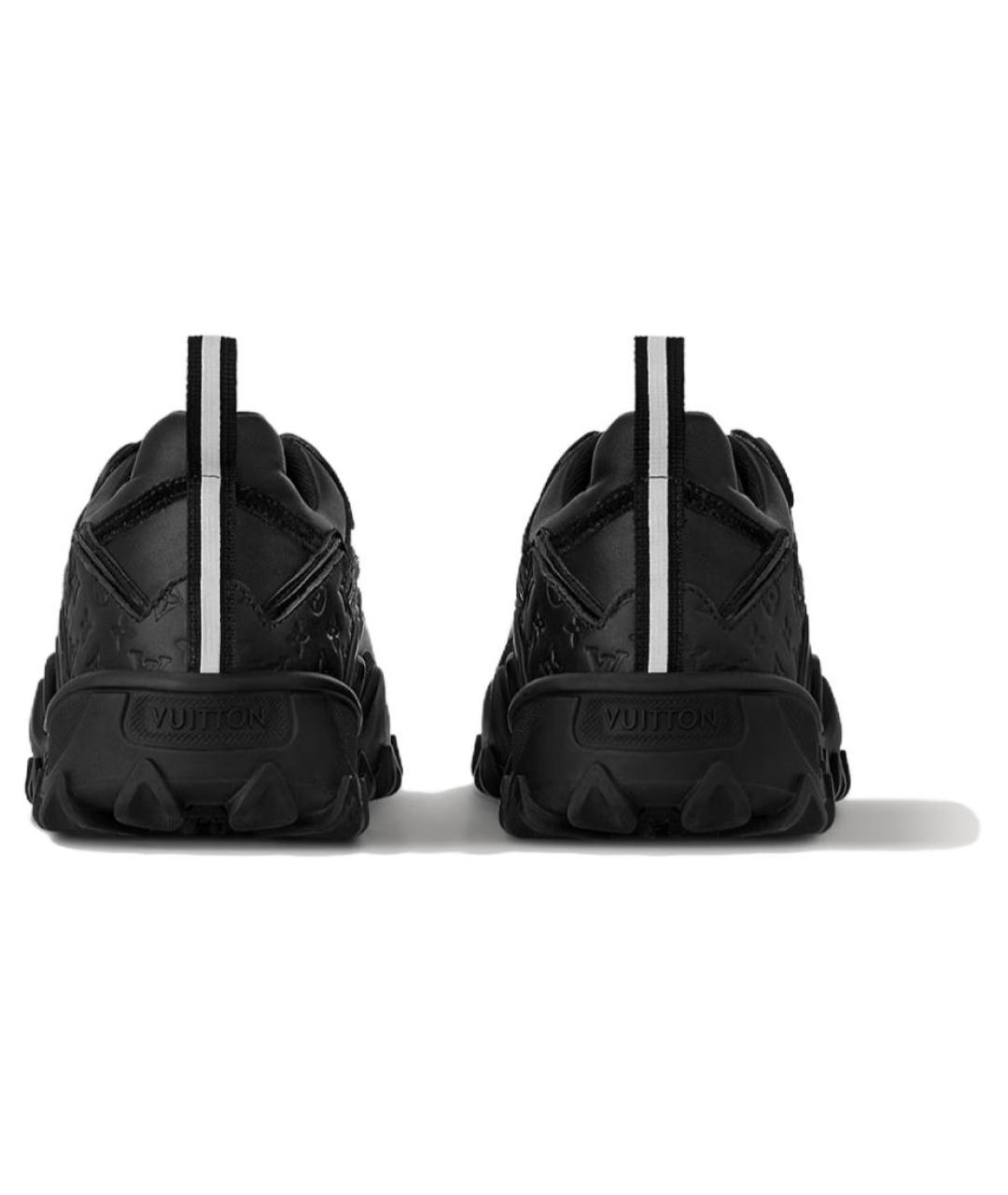 LOUIS VUITTON Черные кожаные кроссовки, фото 5