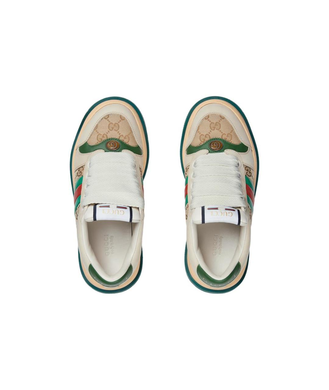 GUCCI Кожаные кроссовки, фото 3