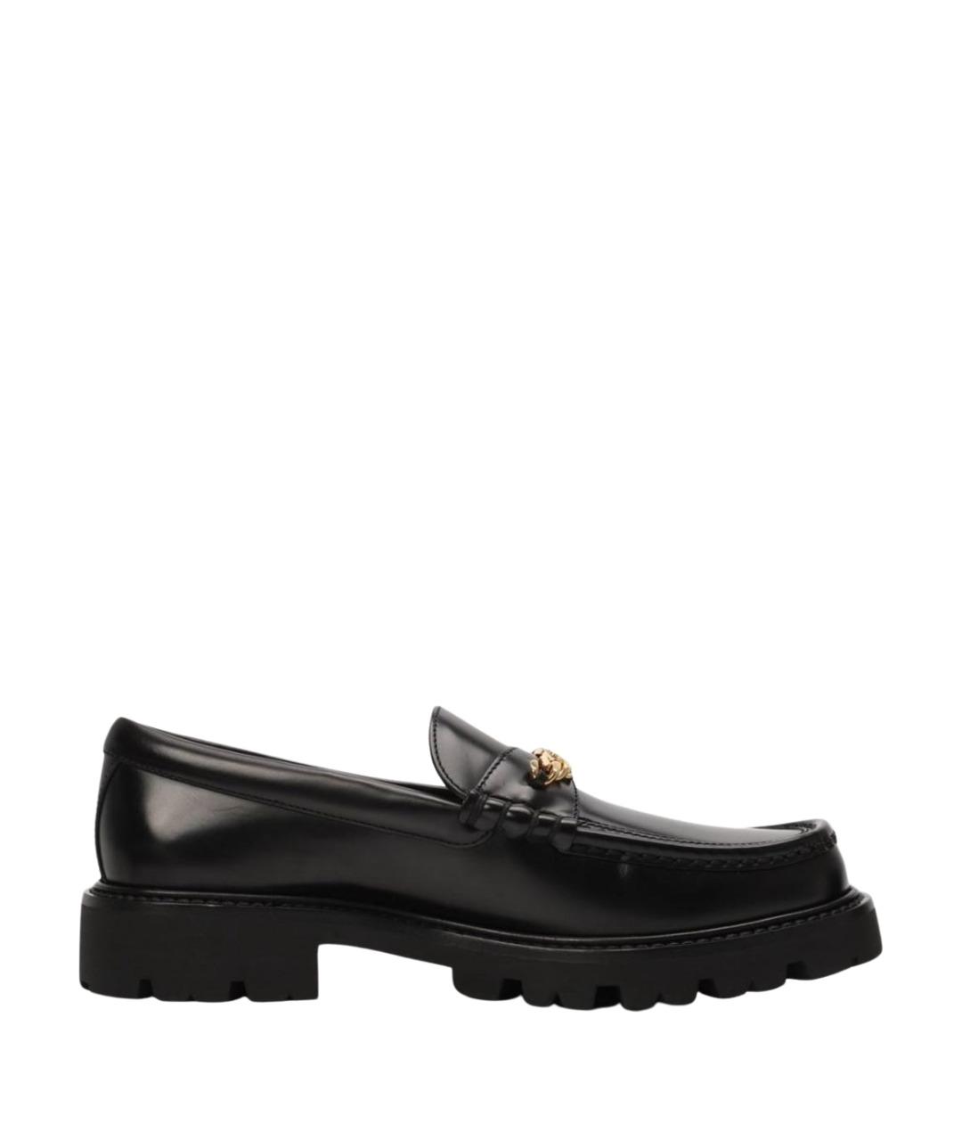 CELINE Черные кожаные лоферы, фото 1