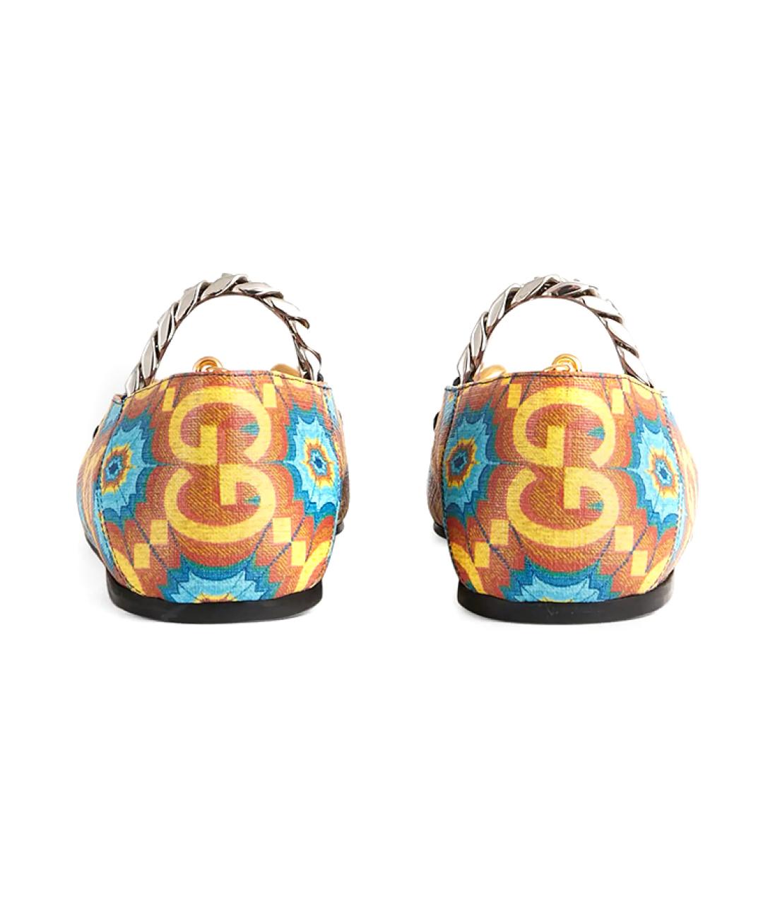 GUCCI Желтые балетки, фото 4