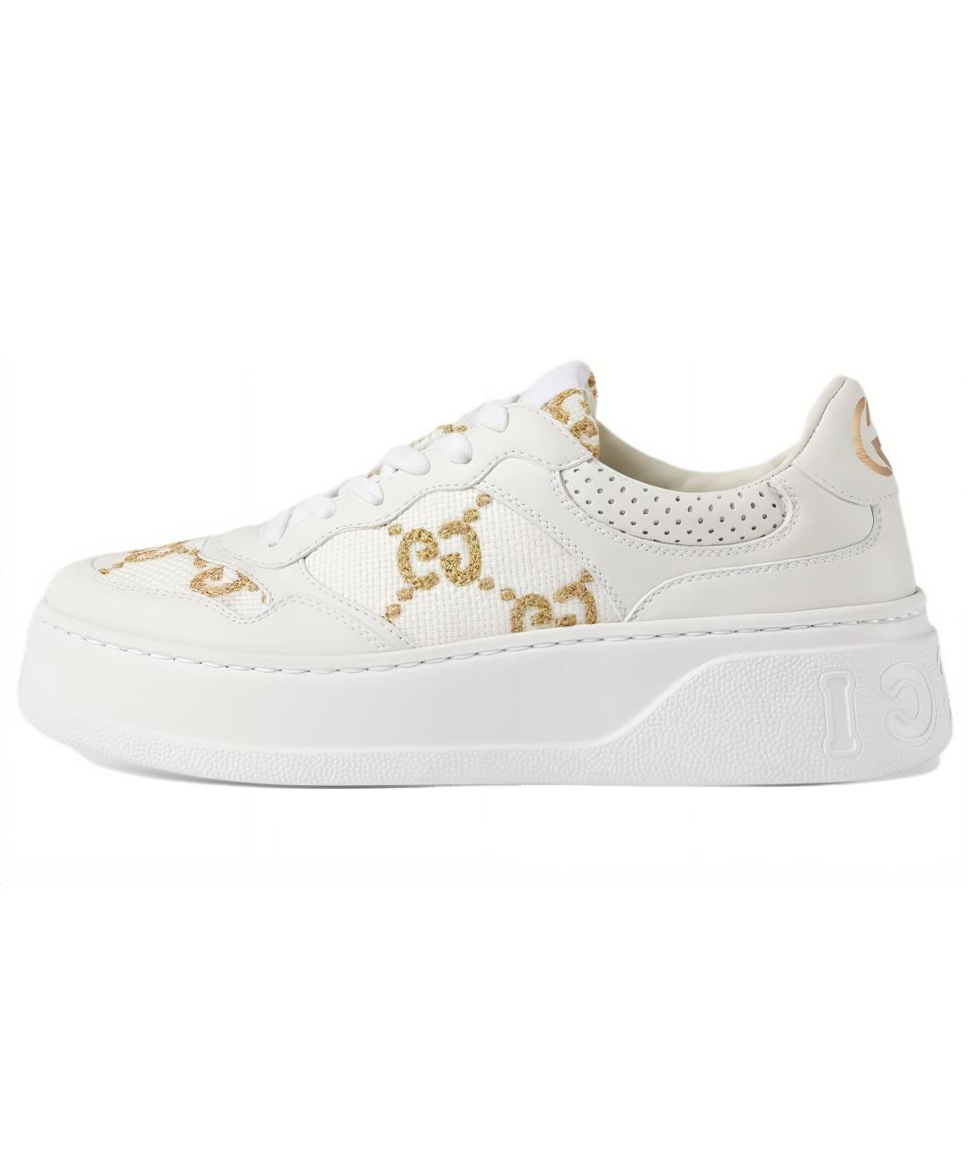 GUCCI Белые кроссовки, фото 2