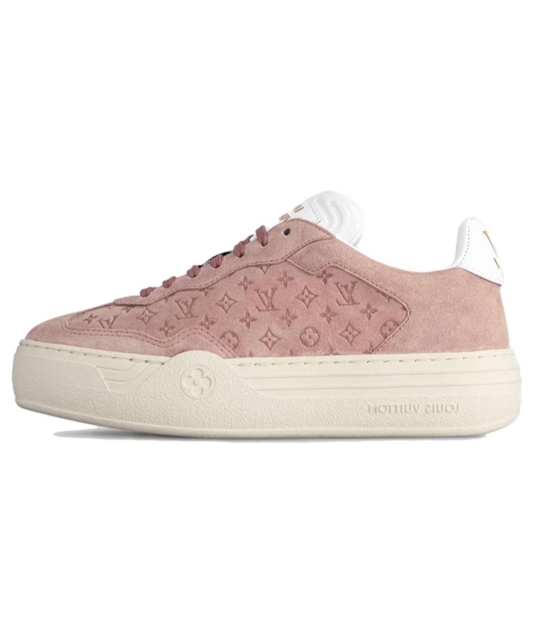 LOUIS VUITTON Розовые кроссовки, фото 2