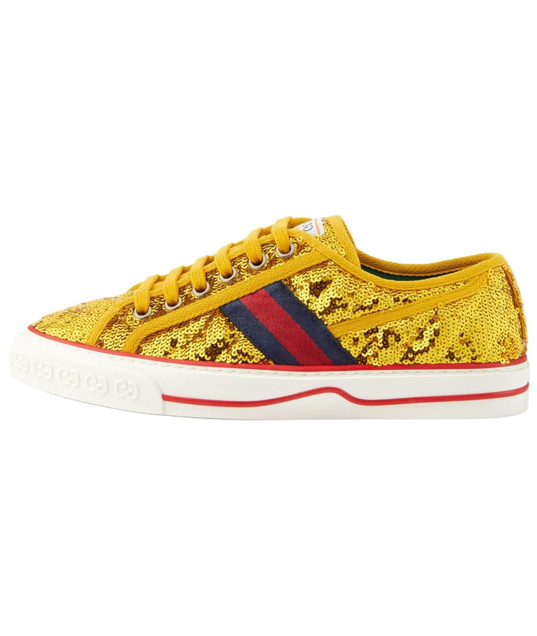 GUCCI Желтые кроссовки, фото 2