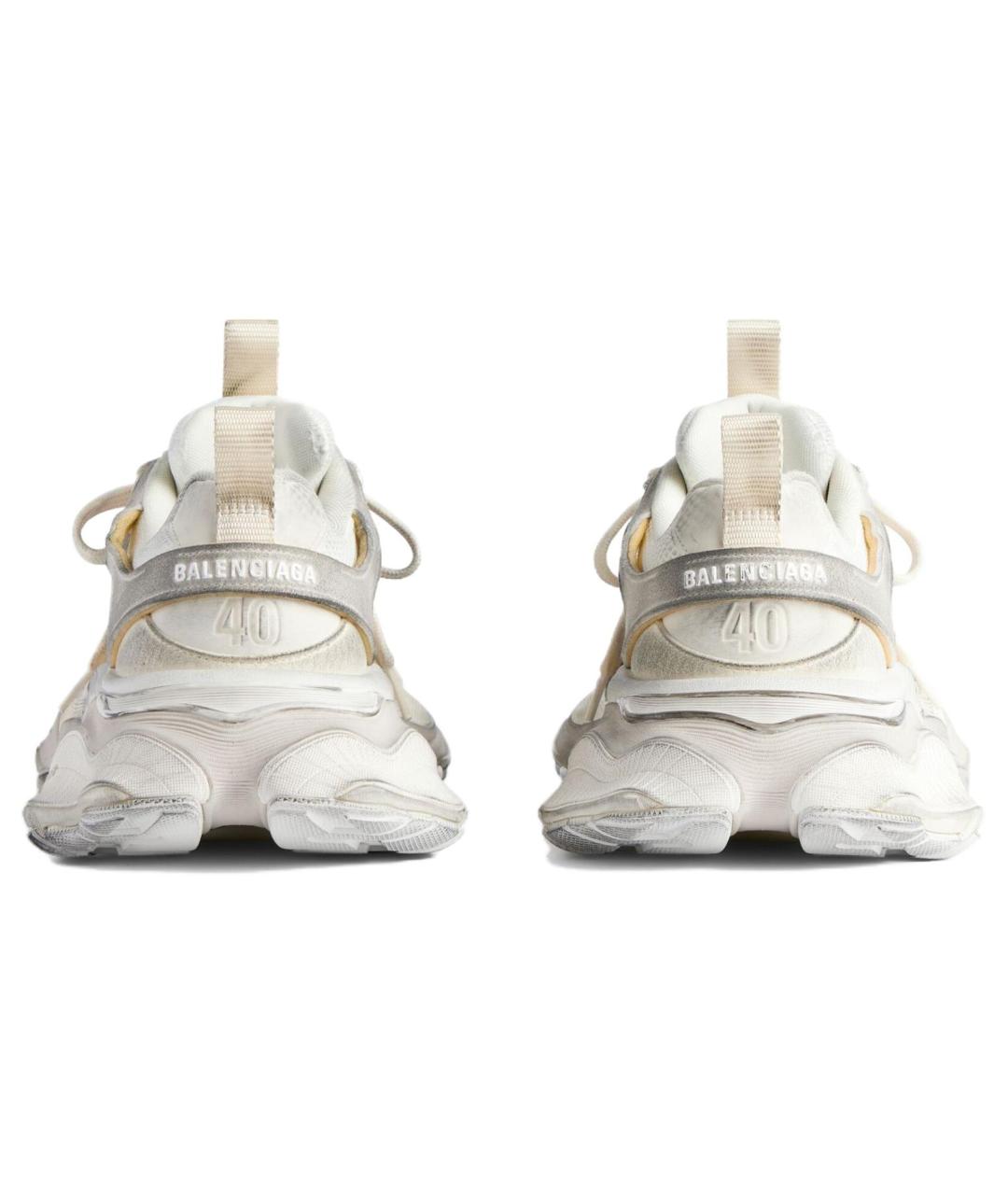 BALENCIAGA Бежевые низкие кроссовки / кеды, фото 5
