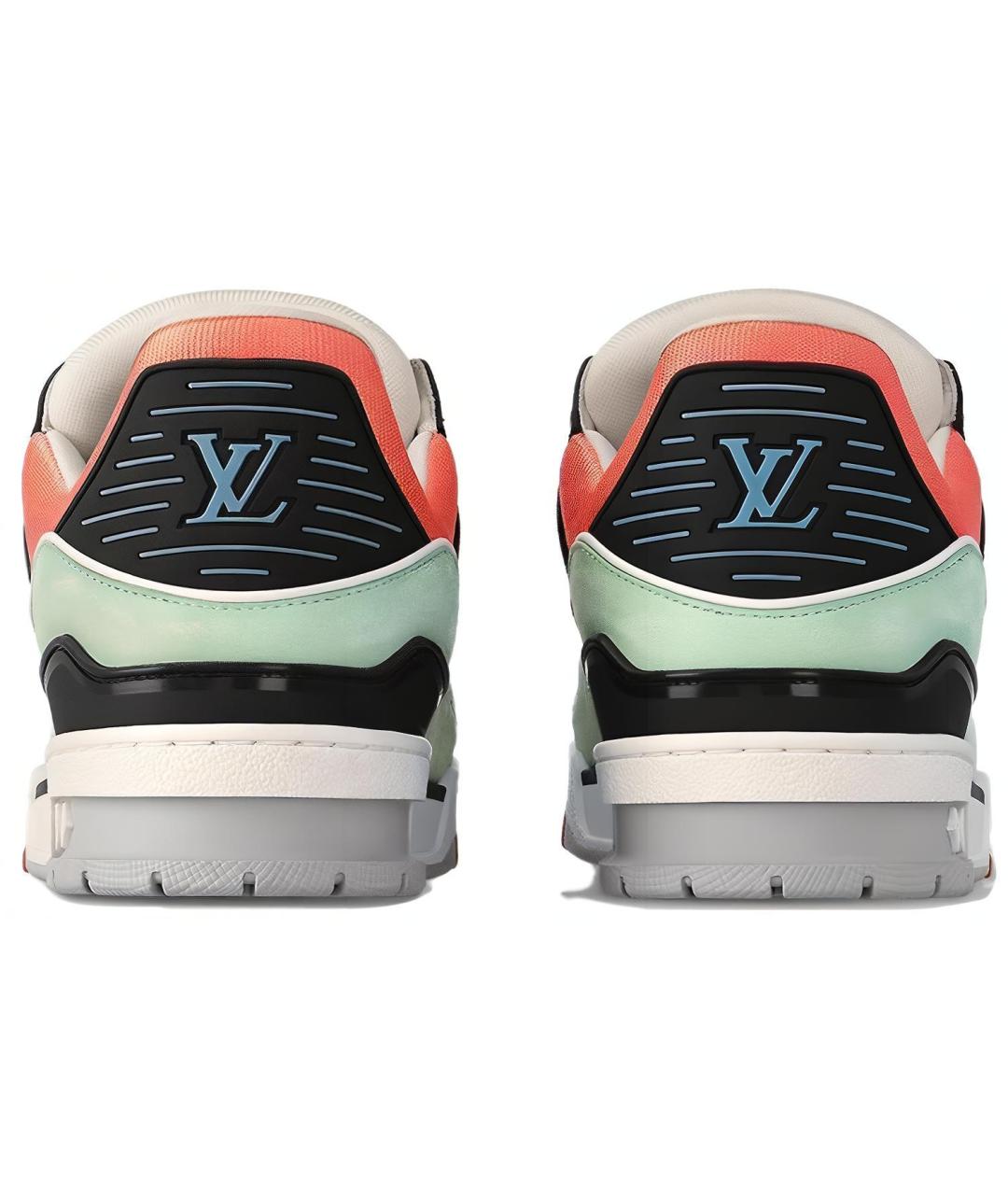 LOUIS VUITTON Мульти кожаные кроссовки, фото 4