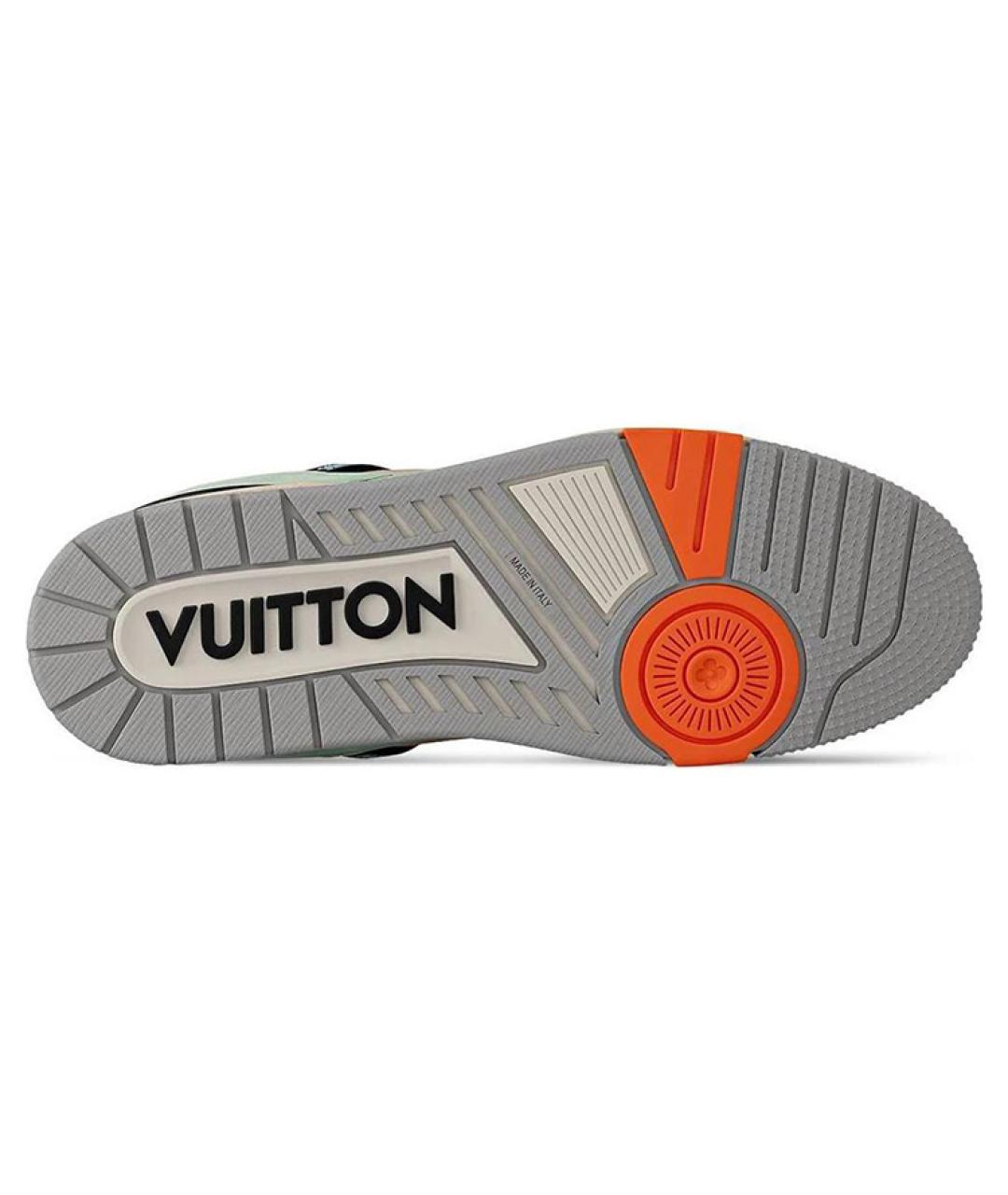 LOUIS VUITTON Мульти кожаные кроссовки, фото 5