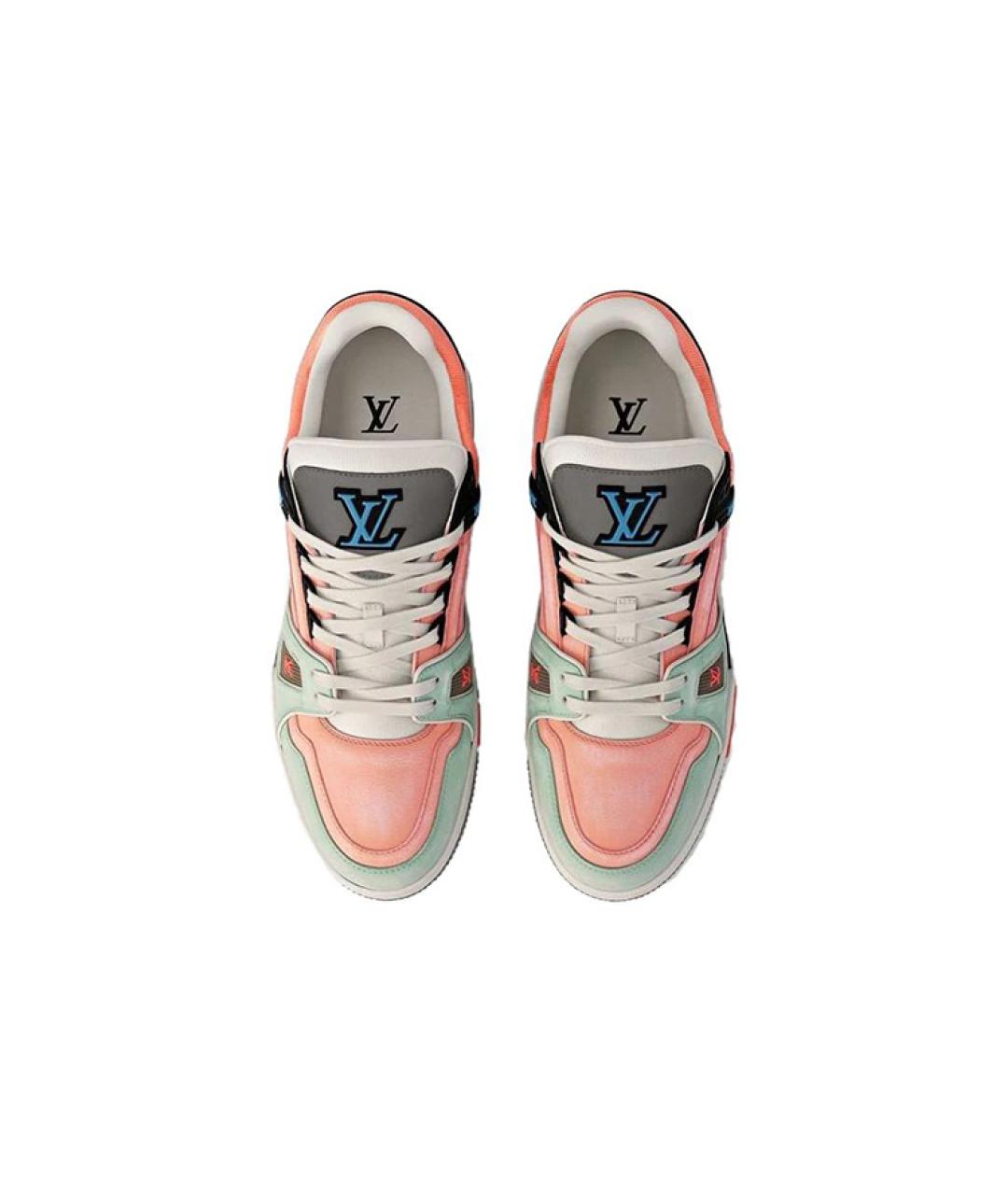 LOUIS VUITTON Мульти кожаные кроссовки, фото 3