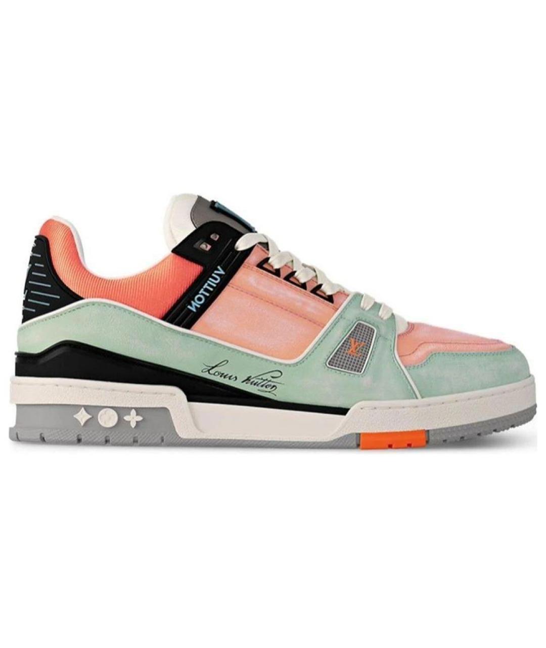 LOUIS VUITTON Мульти кожаные кроссовки, фото 1