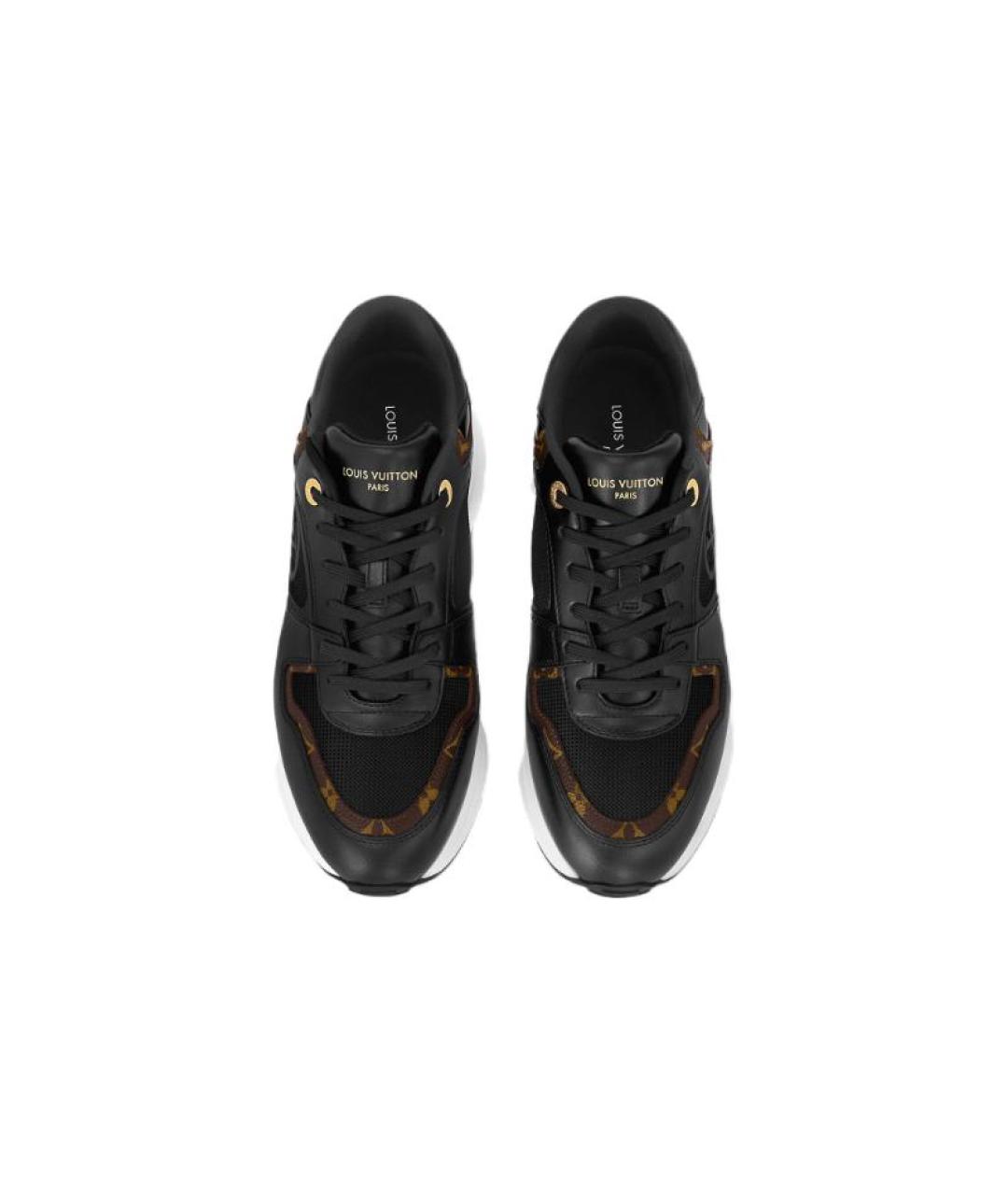 LOUIS VUITTON Черные текстильные кроссовки, фото 4