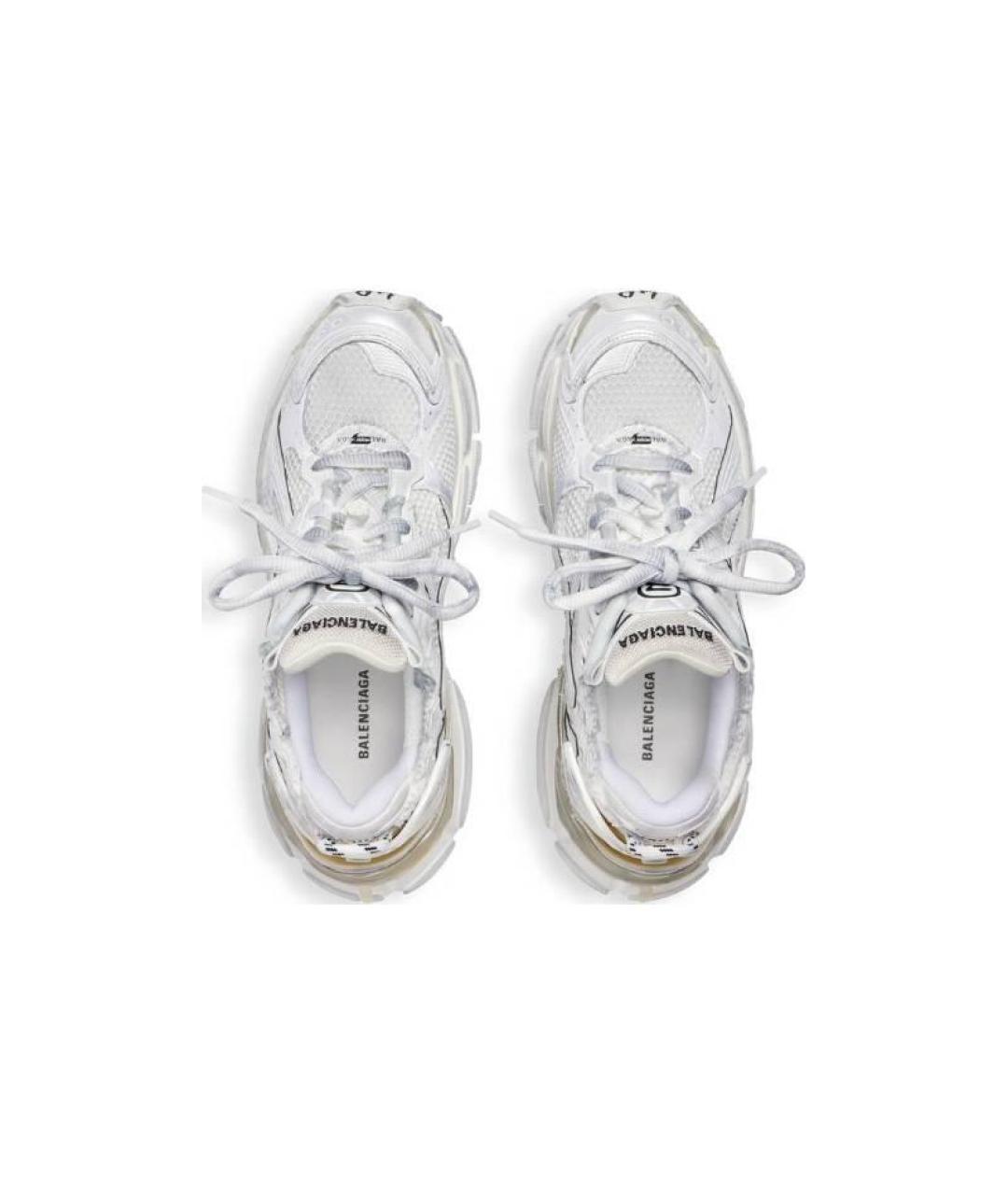 BALENCIAGA Белые кроссовки, фото 4