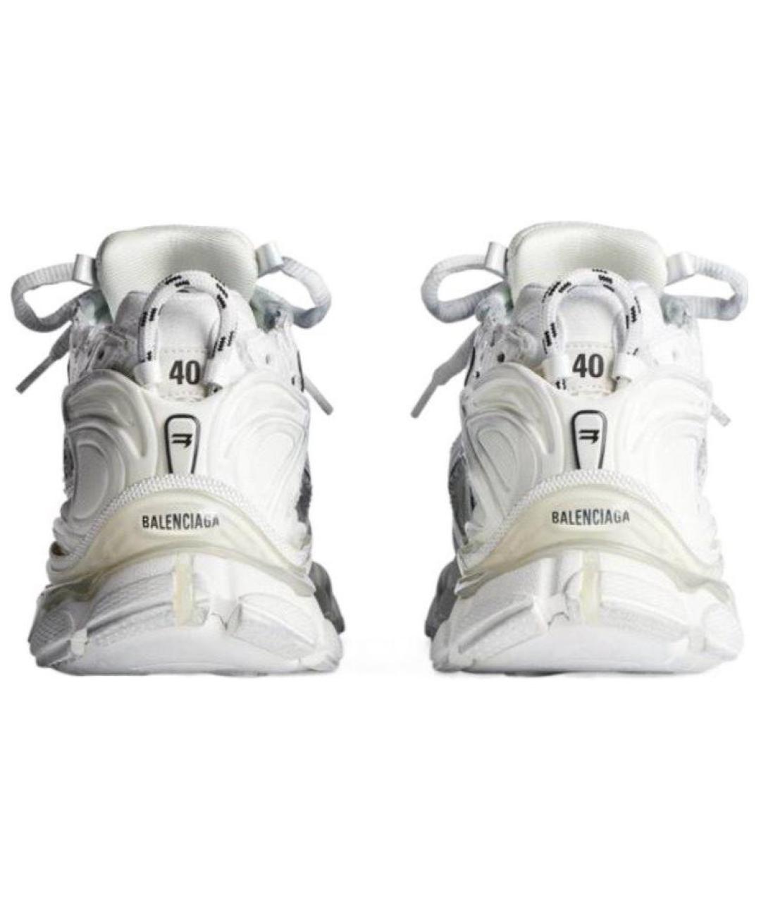 BALENCIAGA Белые низкие кроссовки / кеды, фото 6
