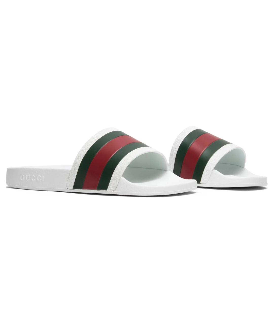 GUCCI Белые сандалии, фото 3