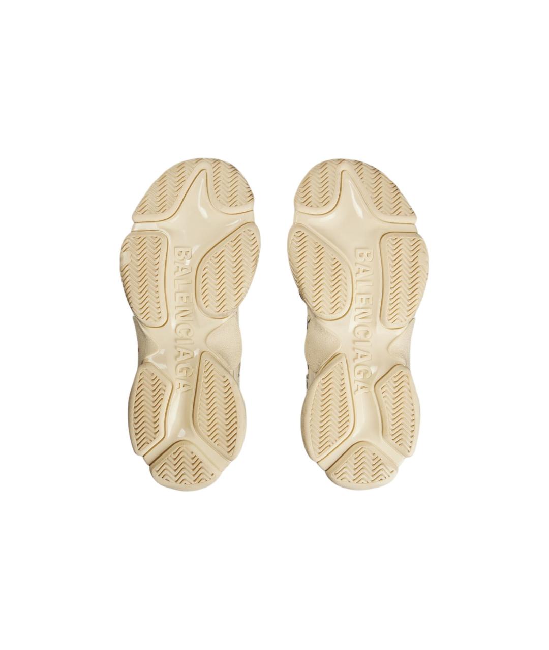 BALENCIAGA Белые низкие кроссовки / кеды, фото 7