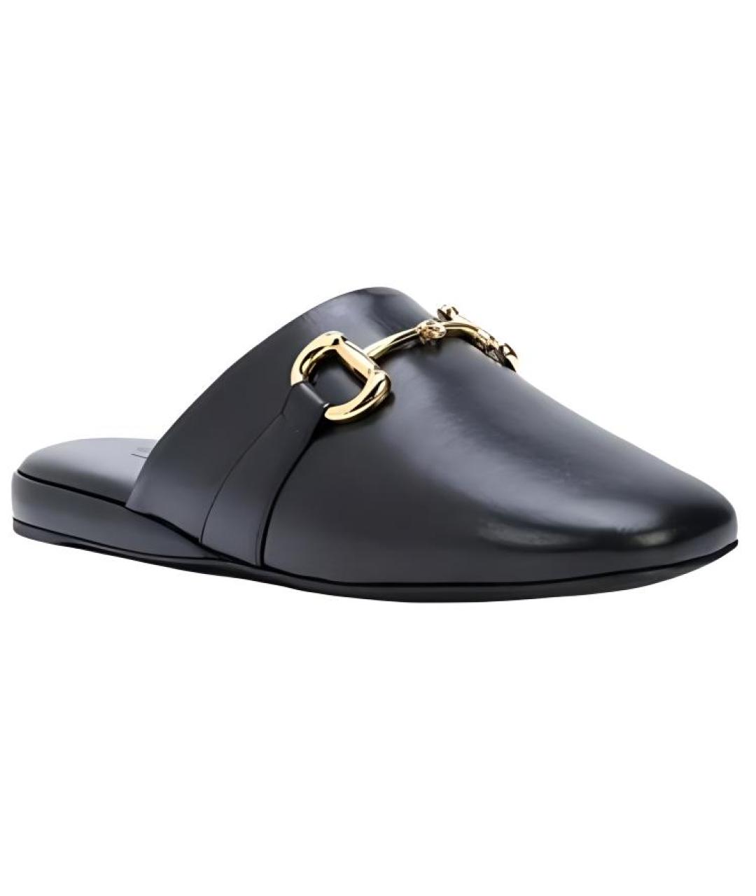 GUCCI Черные мюли, фото 3