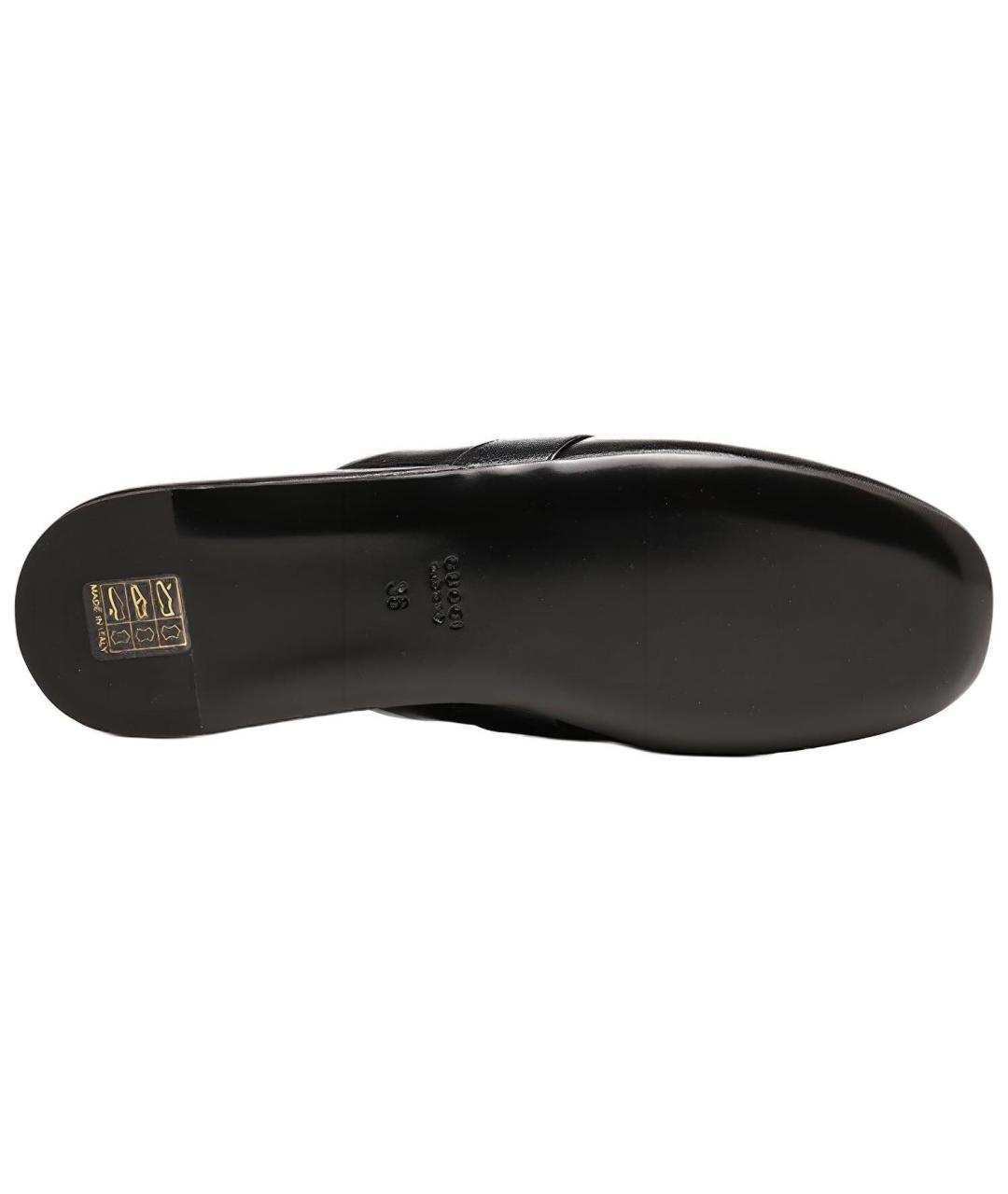 GUCCI Черные мюли, фото 5