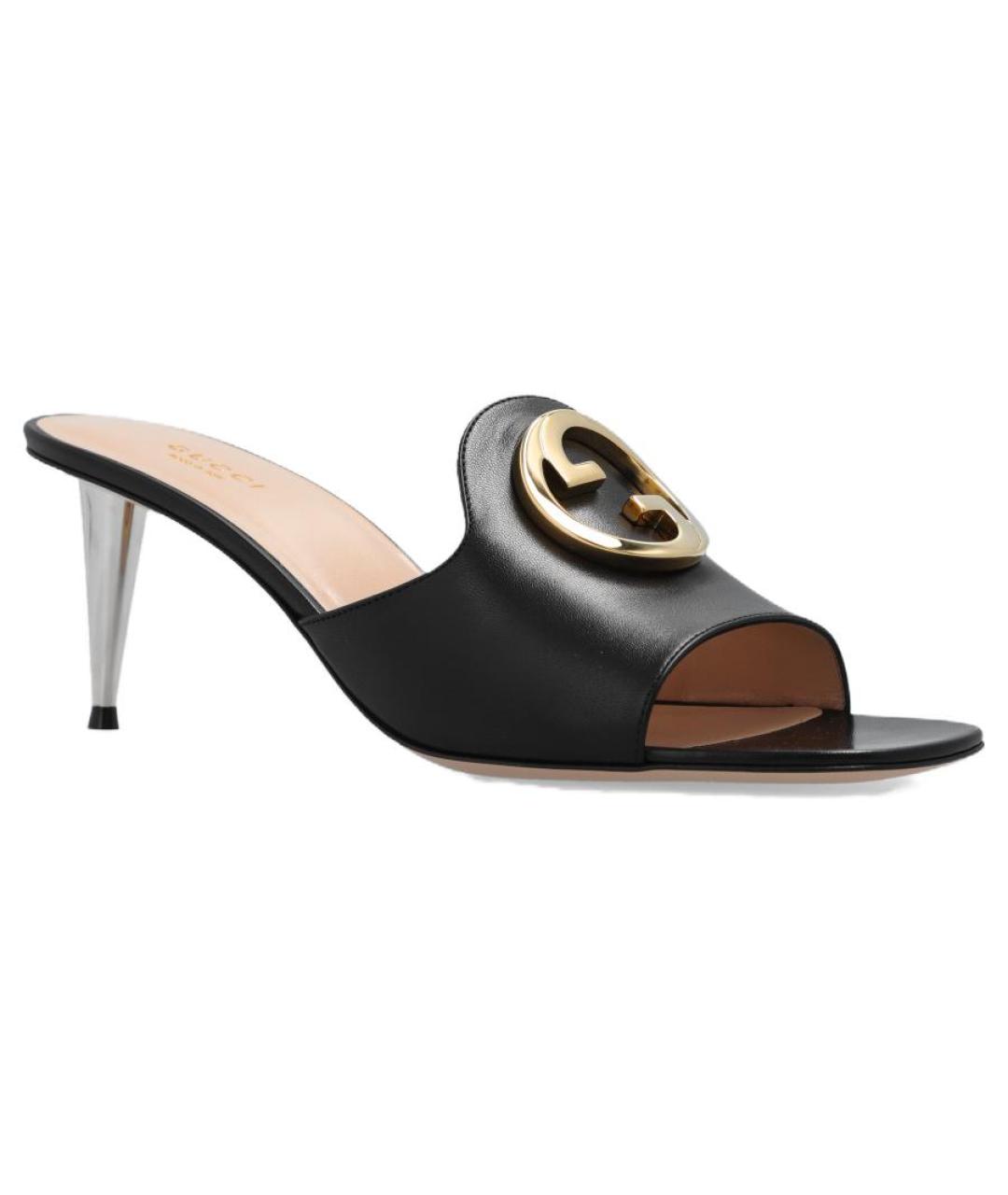 GUCCI Кожаные босоножки, фото 3