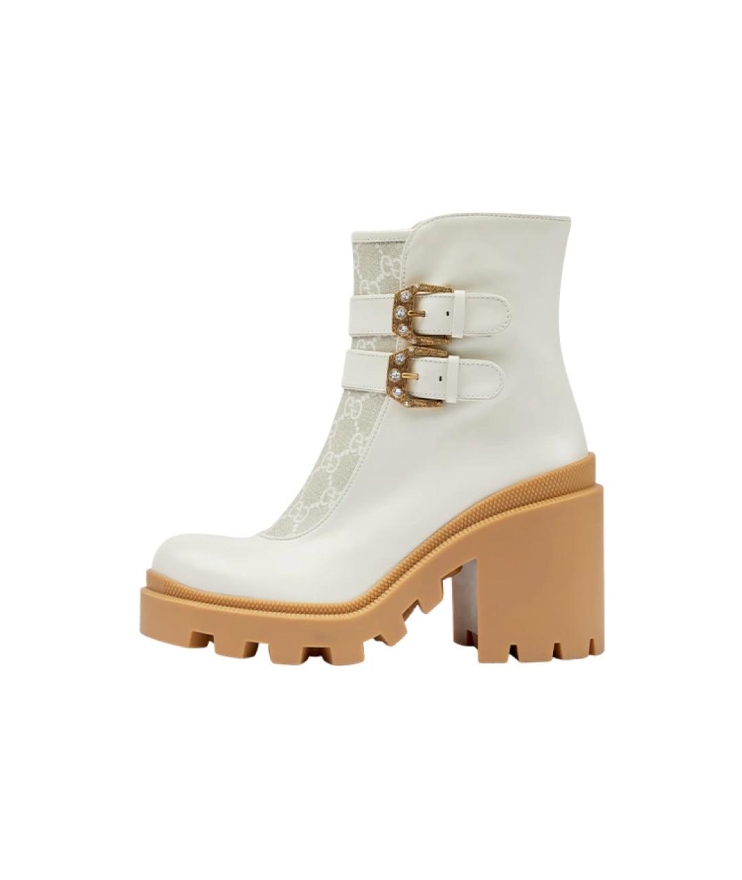 GUCCI Белые сапоги, фото 6