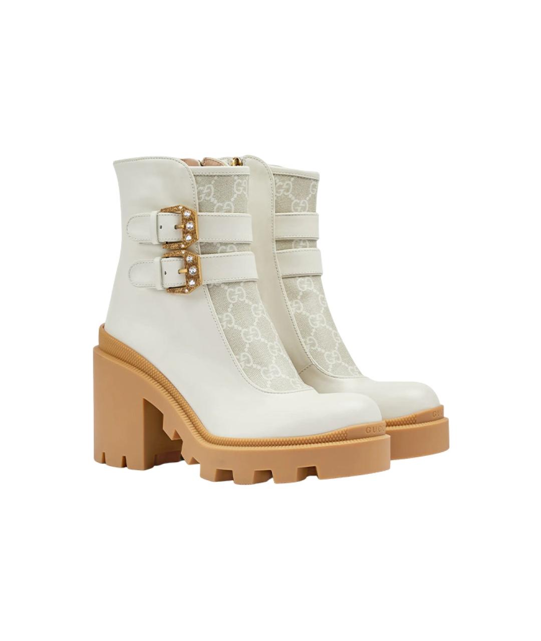 GUCCI Белые сапоги, фото 2