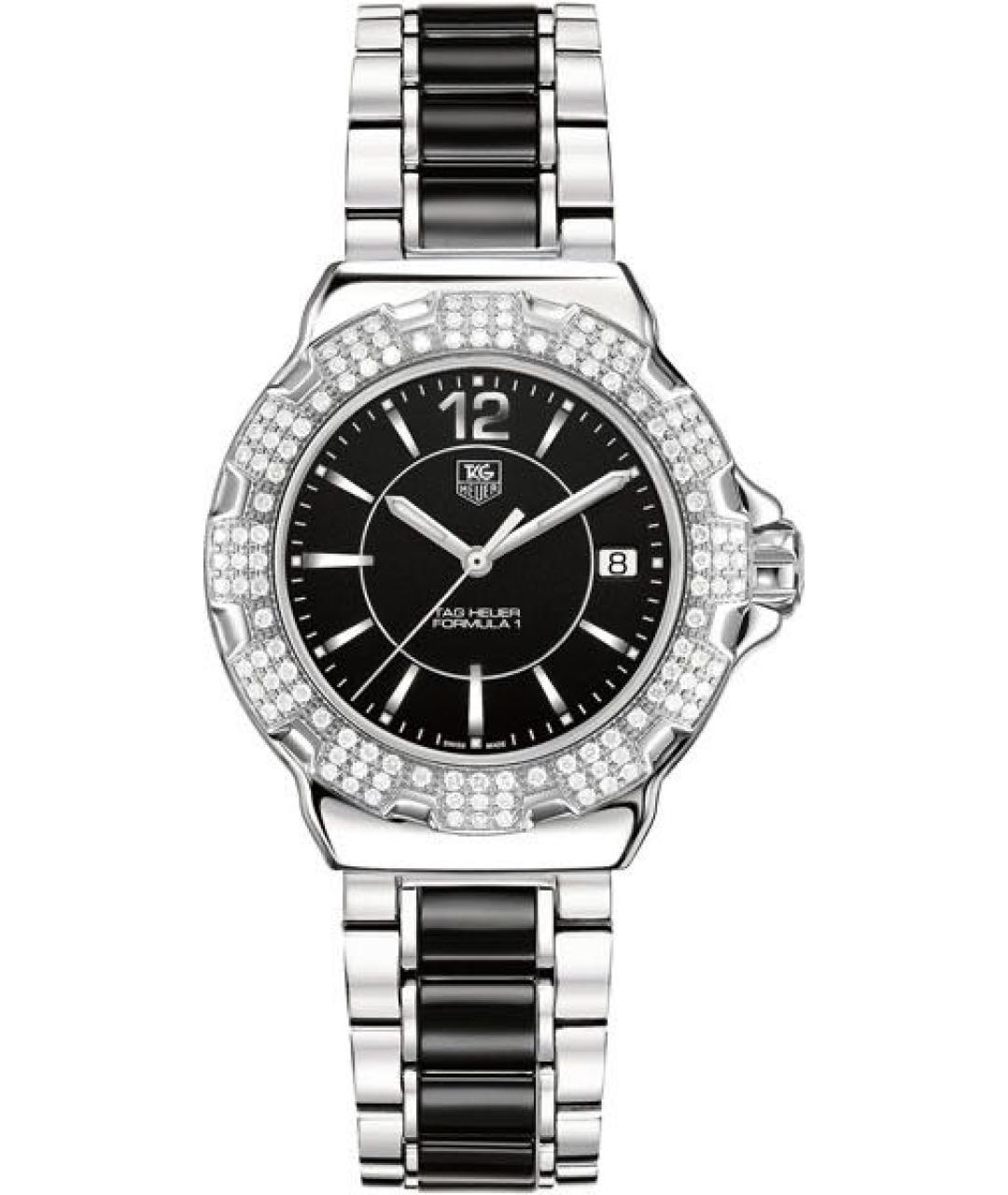 TAG HEUER Серебряные металлические часы, фото 1