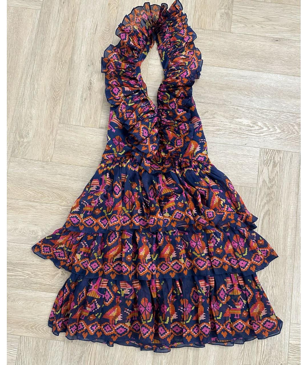 CHRISTIAN DIOR Фиолетовое шелковое коктейльное платье, фото 6