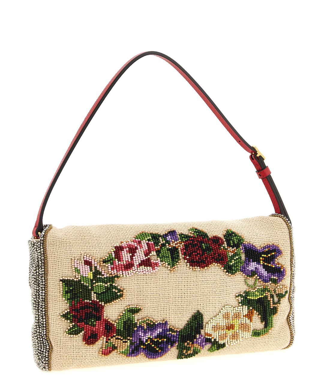 VALENTINO Мульти льняная сумка через плечо, фото 2