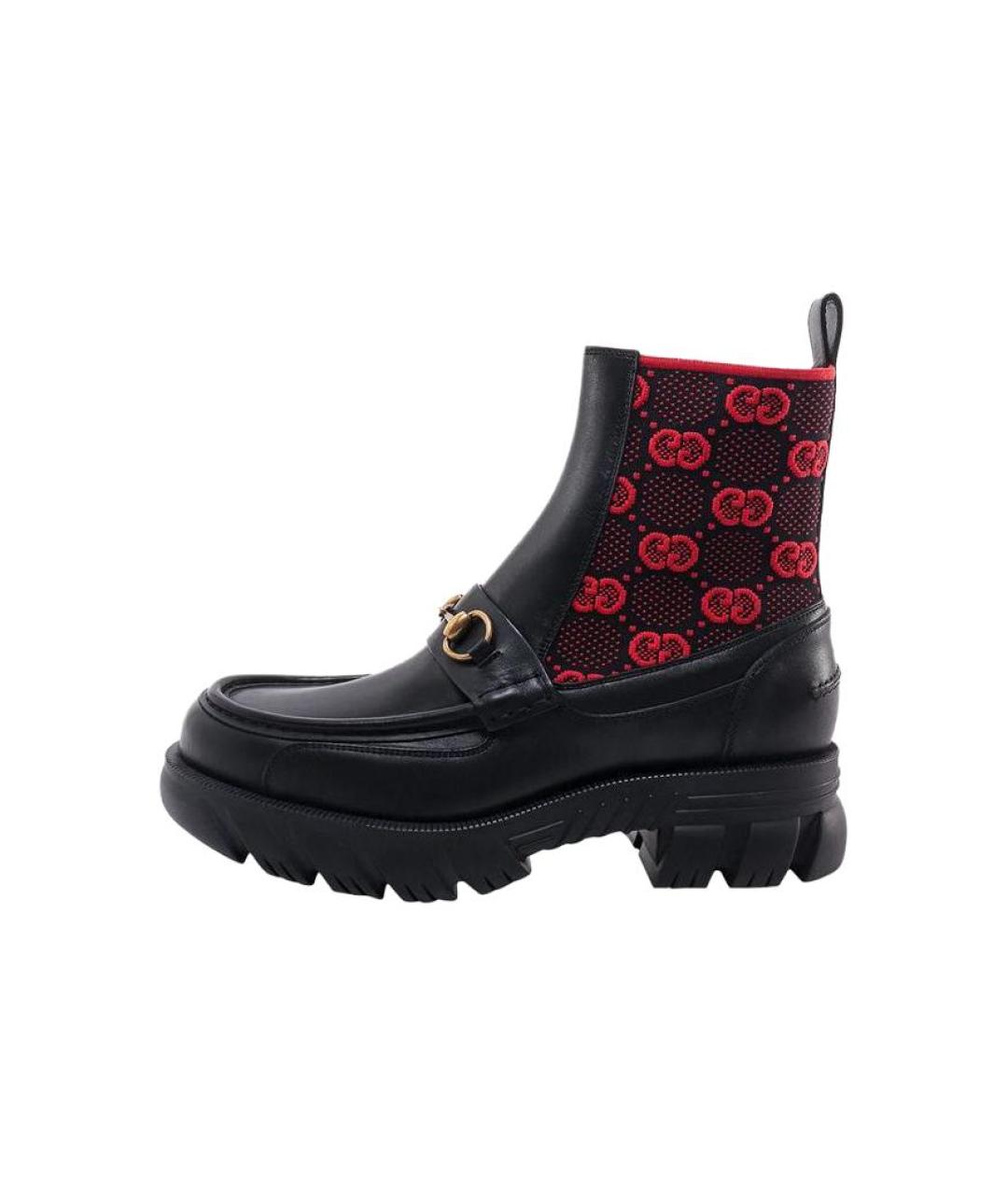 GUCCI Черные высокие ботинки, фото 2