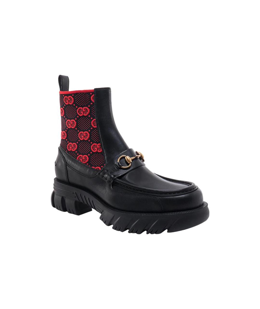 GUCCI Черные высокие ботинки, фото 3