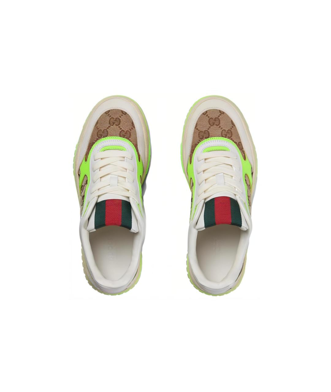 GUCCI Бежевые кроссовки, фото 5