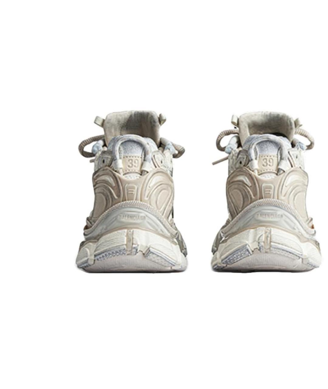 BALENCIAGA Серые низкие кроссовки / кеды, фото 4