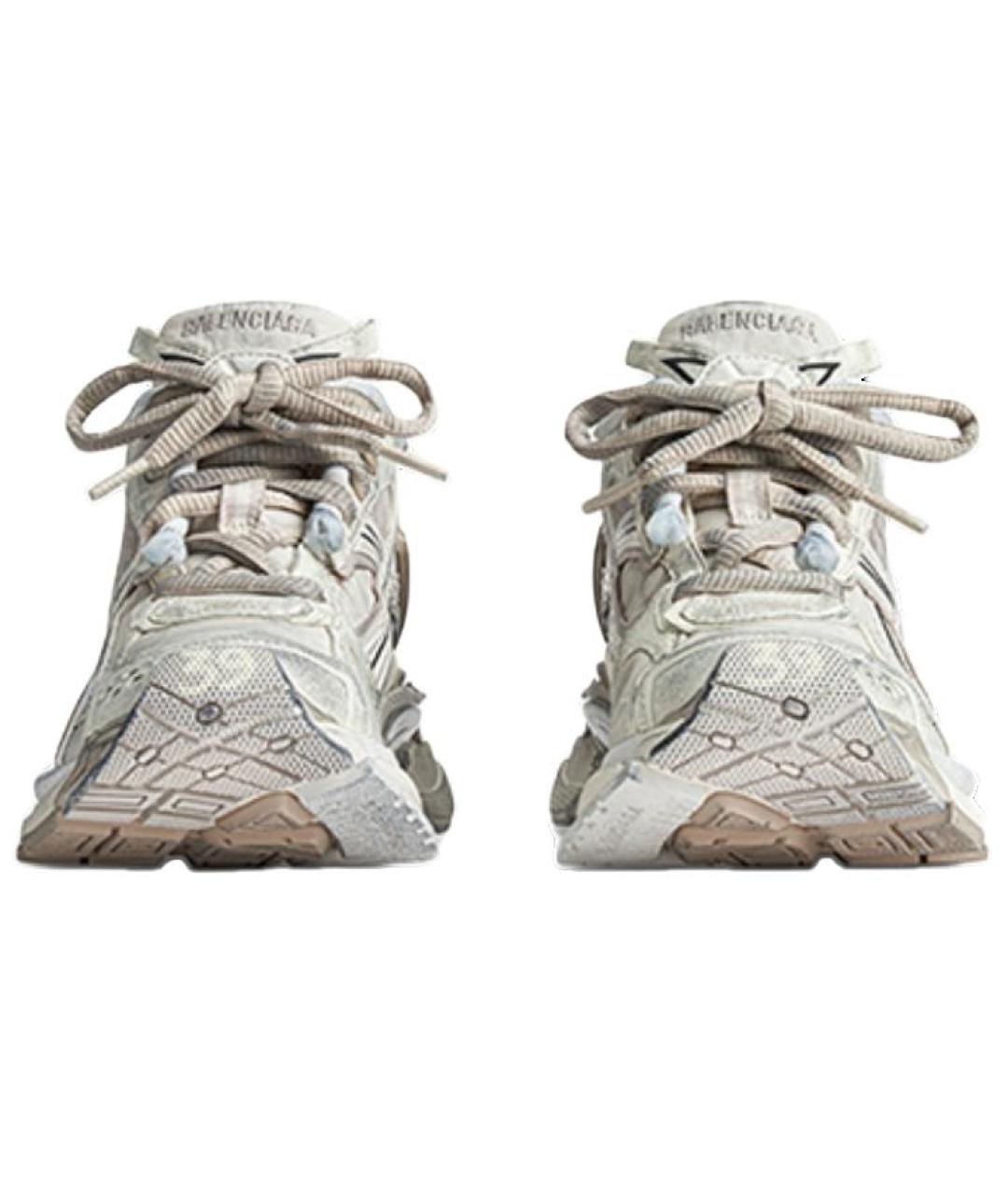 BALENCIAGA Серые низкие кроссовки / кеды, фото 3