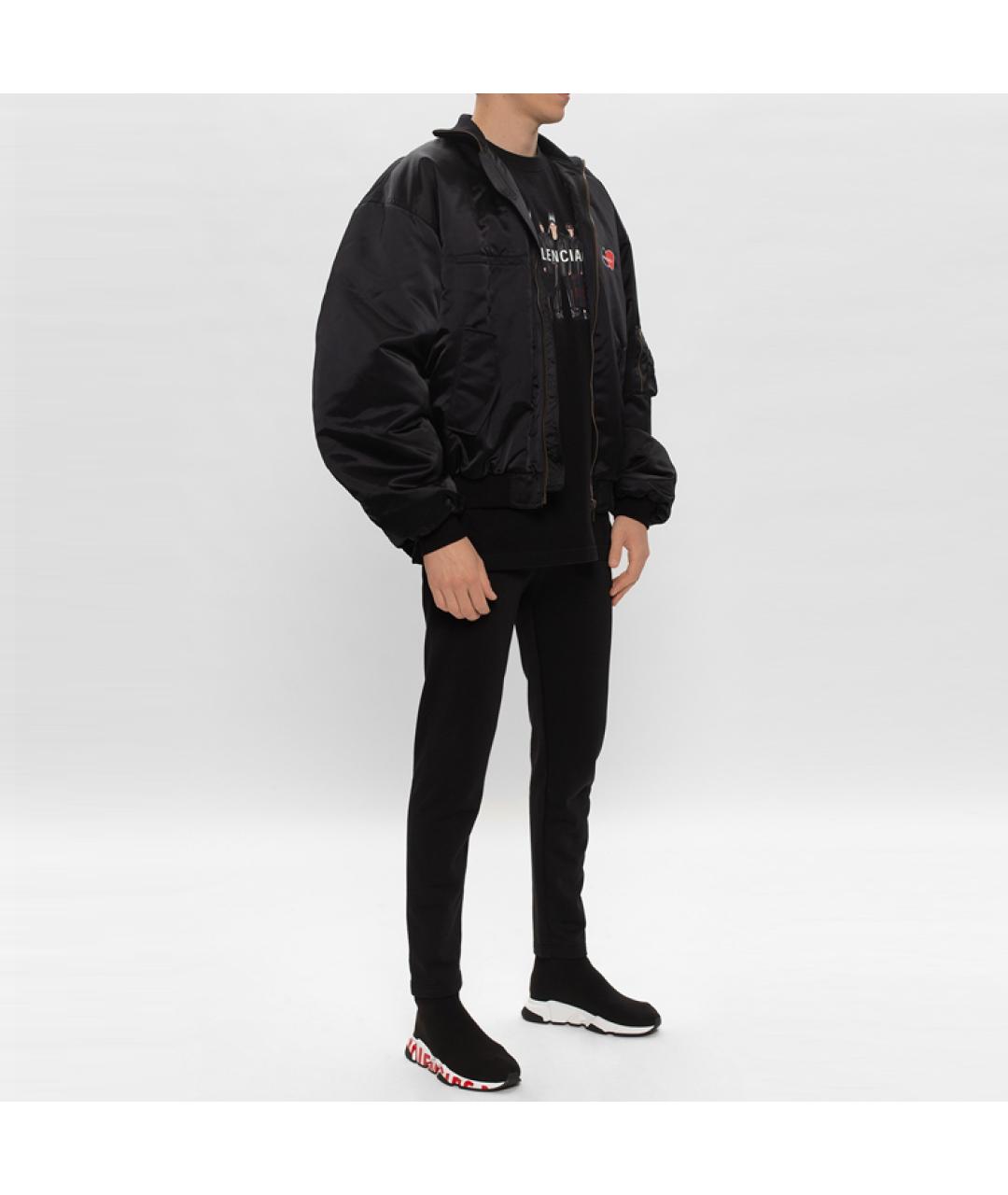 BALENCIAGA Черные высокие кроссовки / кеды, фото 6