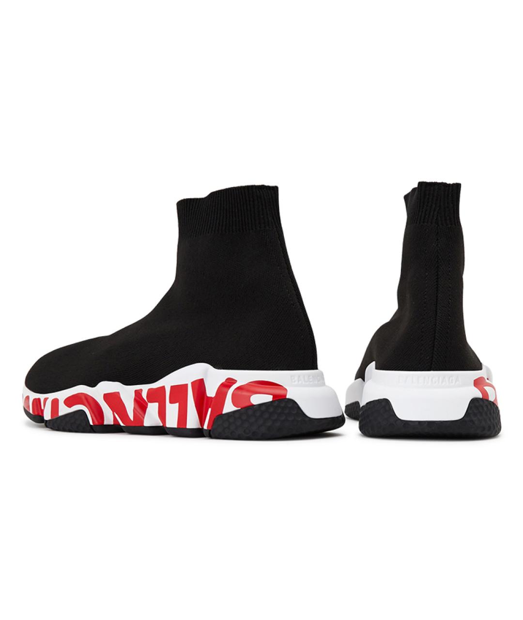 BALENCIAGA Черные высокие кроссовки / кеды, фото 4