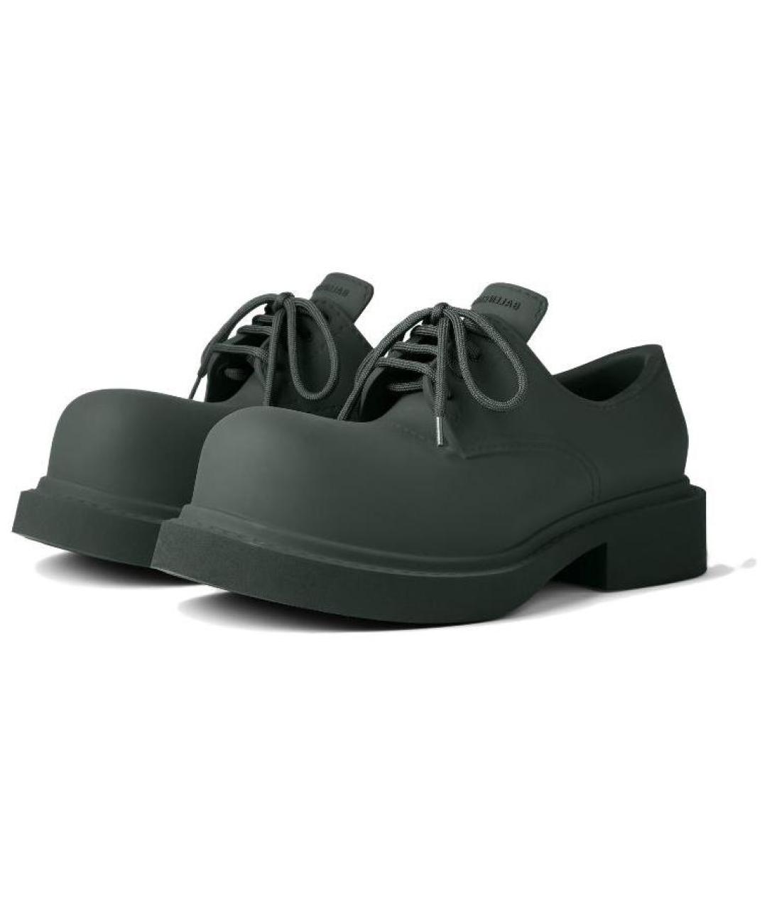BALENCIAGA Зеленые лоферы, фото 3