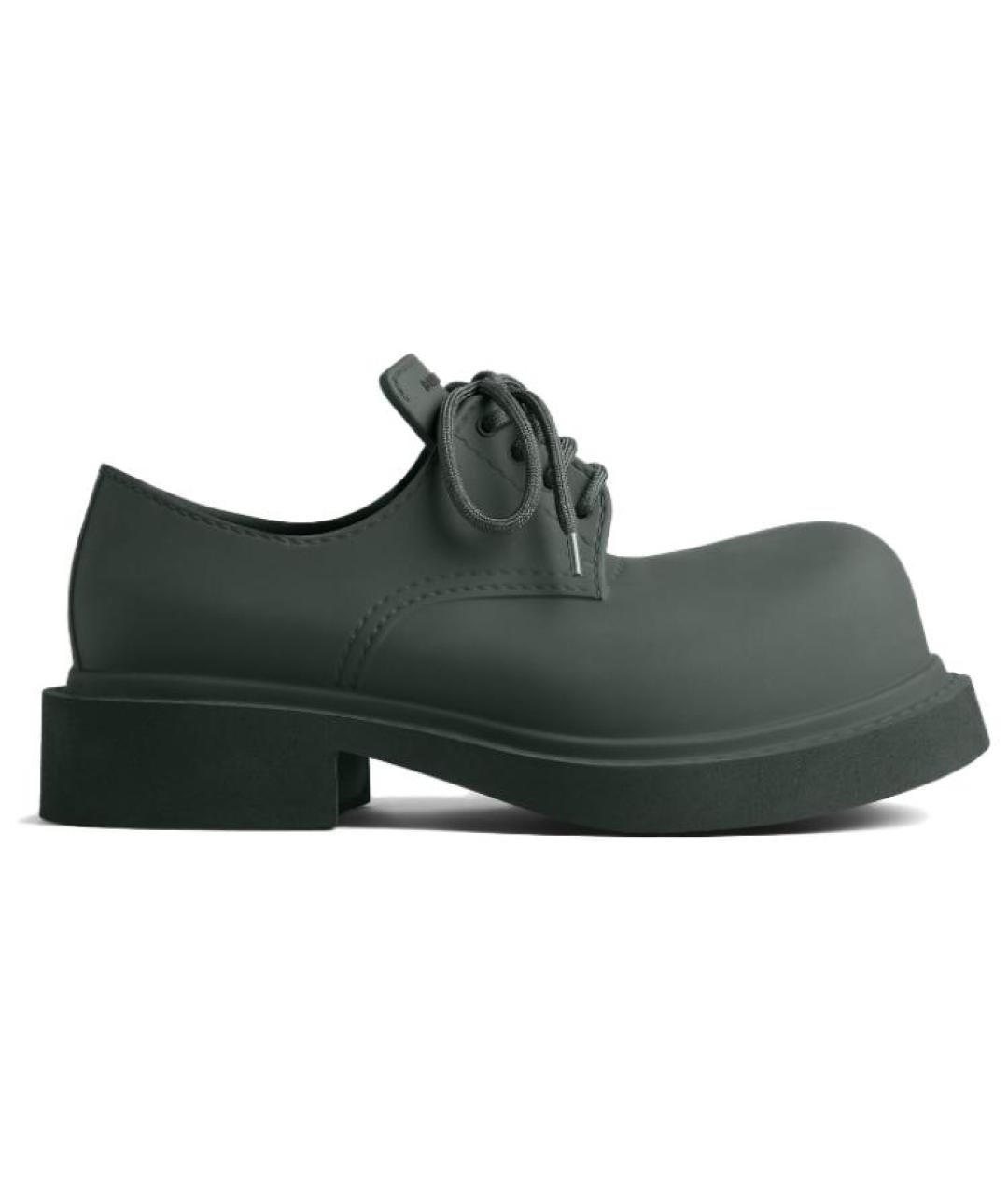 BALENCIAGA Зеленые лоферы, фото 1