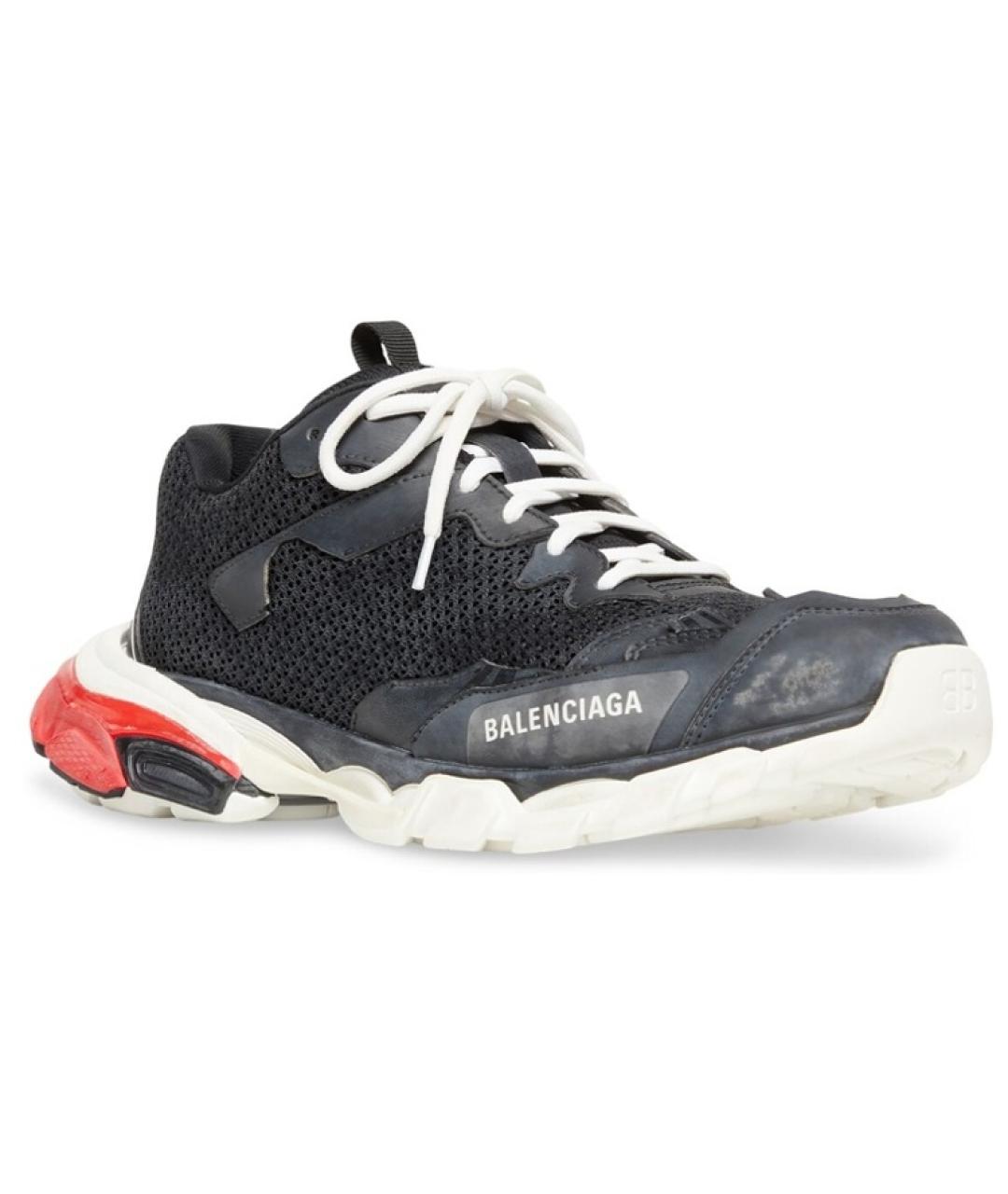 BALENCIAGA Черные низкие кроссовки / кеды, фото 2