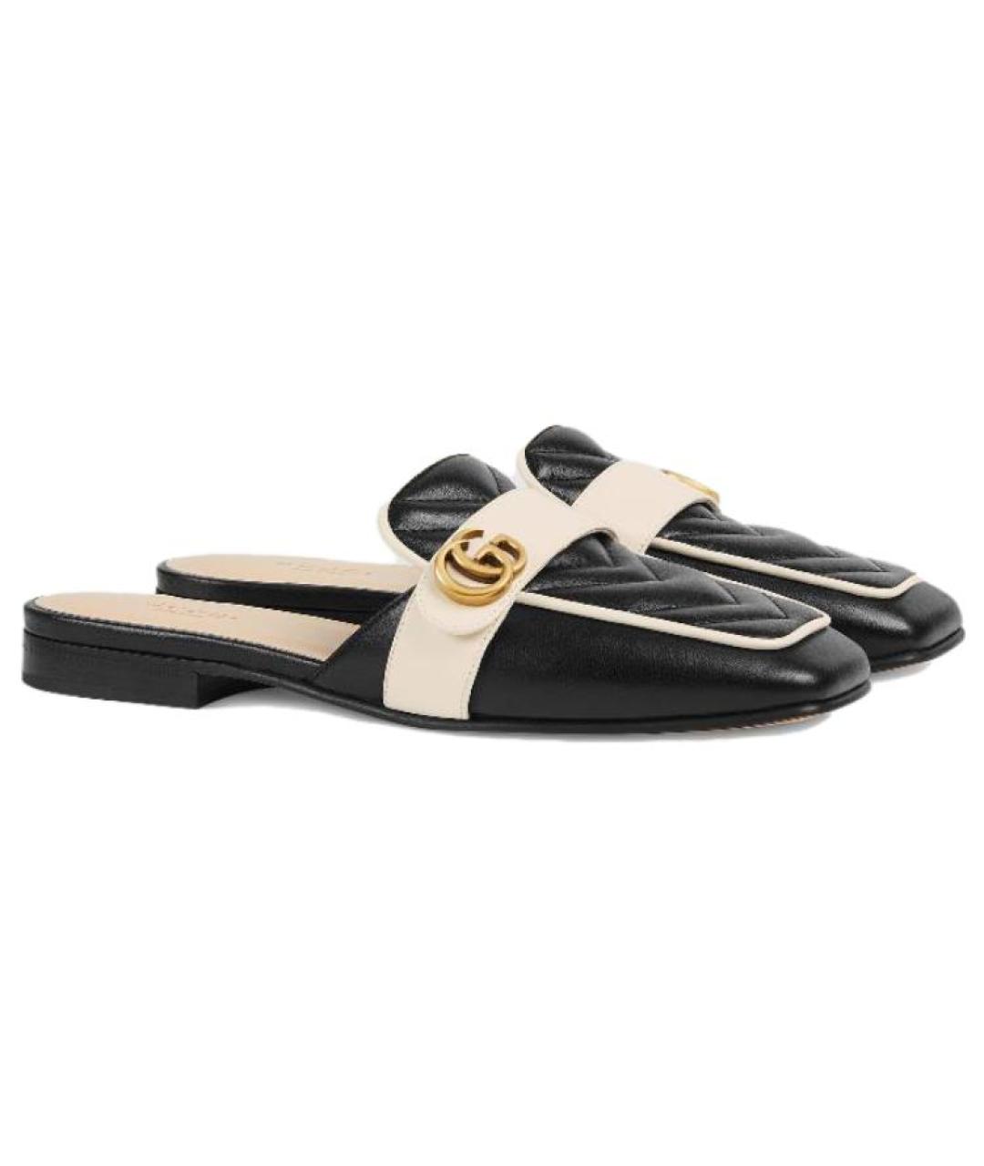 GUCCI Кожаные сабо, фото 2