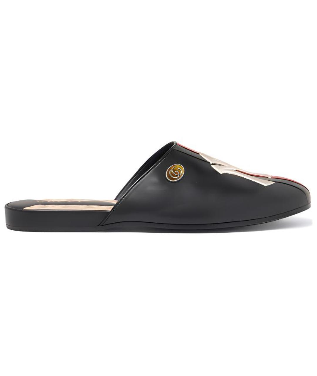 GUCCI Черные слипоны, фото 1