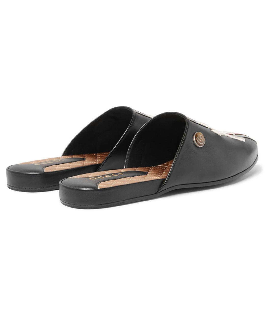 GUCCI Черные слипоны, фото 4