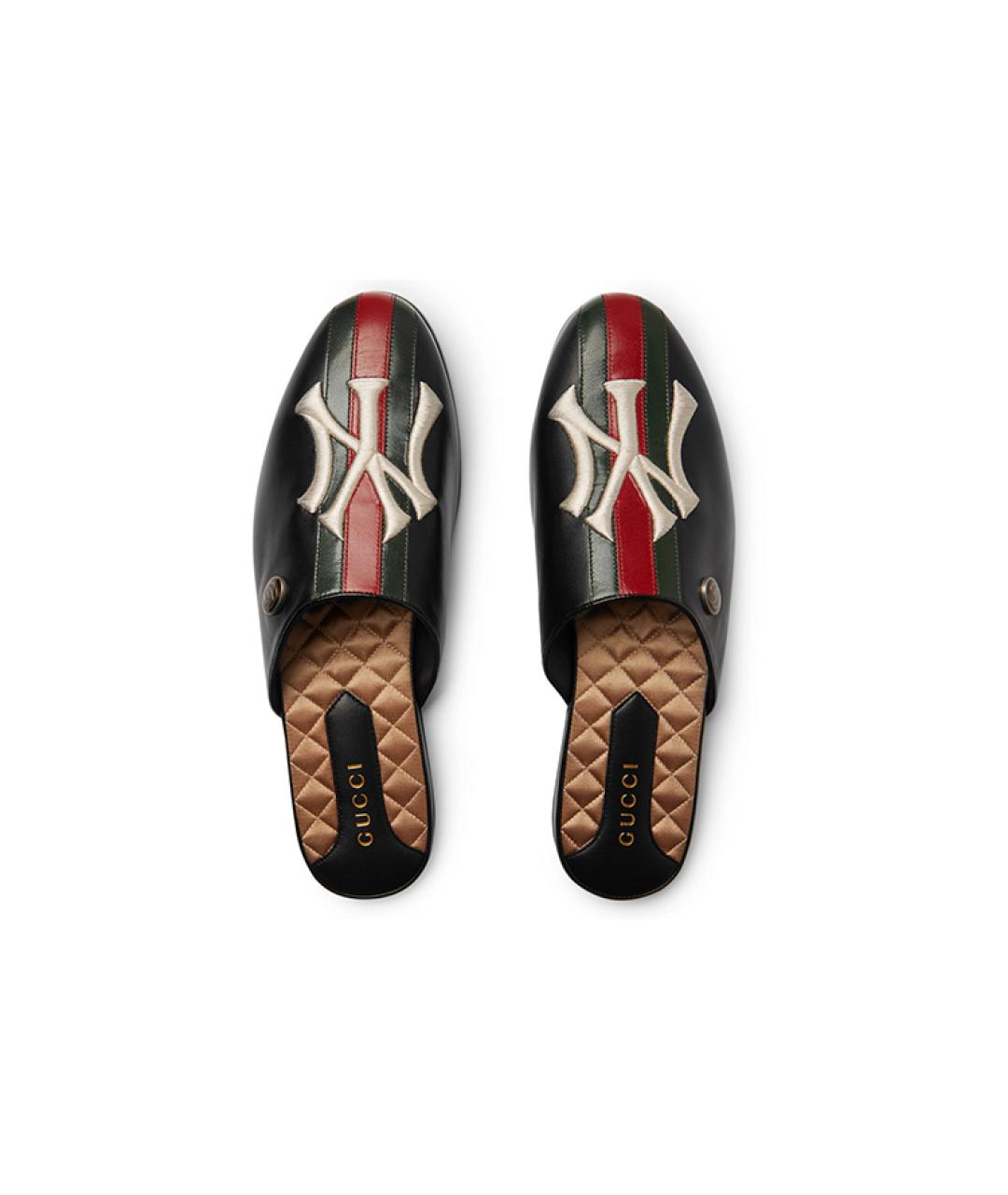 GUCCI Черные слипоны, фото 5