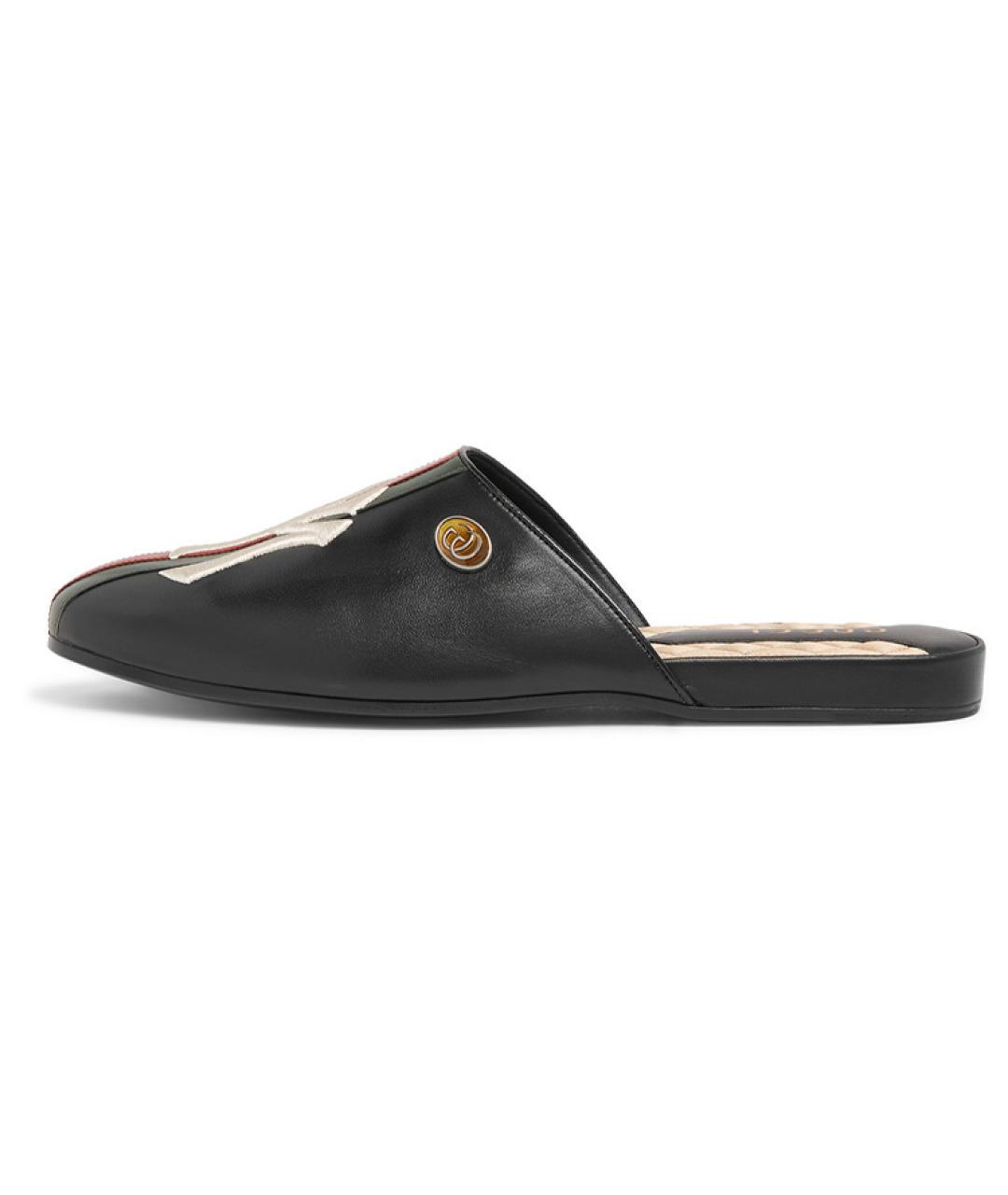 GUCCI Черные слипоны, фото 2