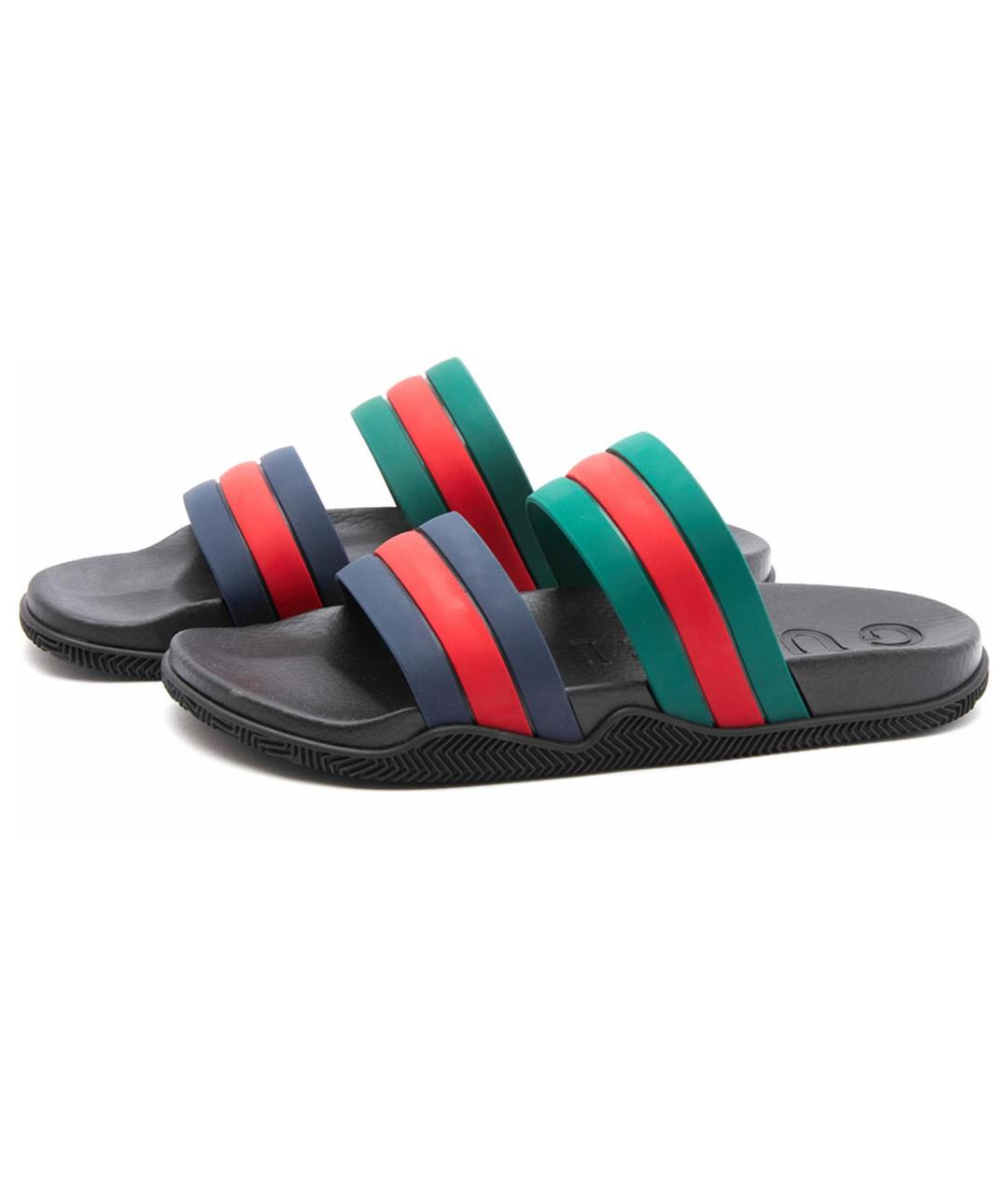 GUCCI Черные сандалии, фото 3