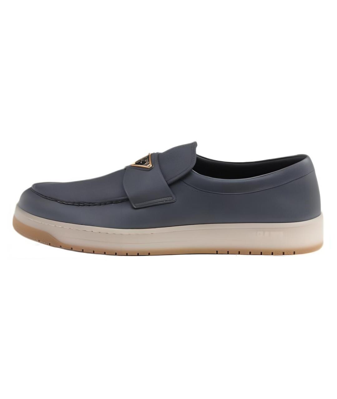 PRADA Синие лоферы, фото 2