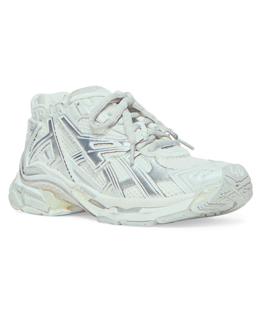 BALENCIAGA Серебряные низкие кроссовки / кеды, фото 3