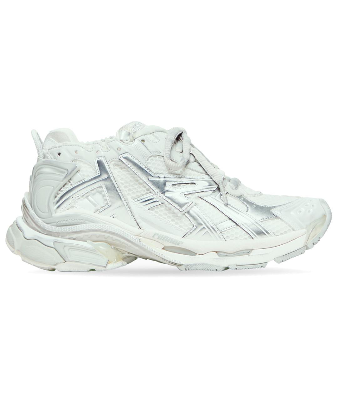 BALENCIAGA Серебряные низкие кроссовки / кеды, фото 1