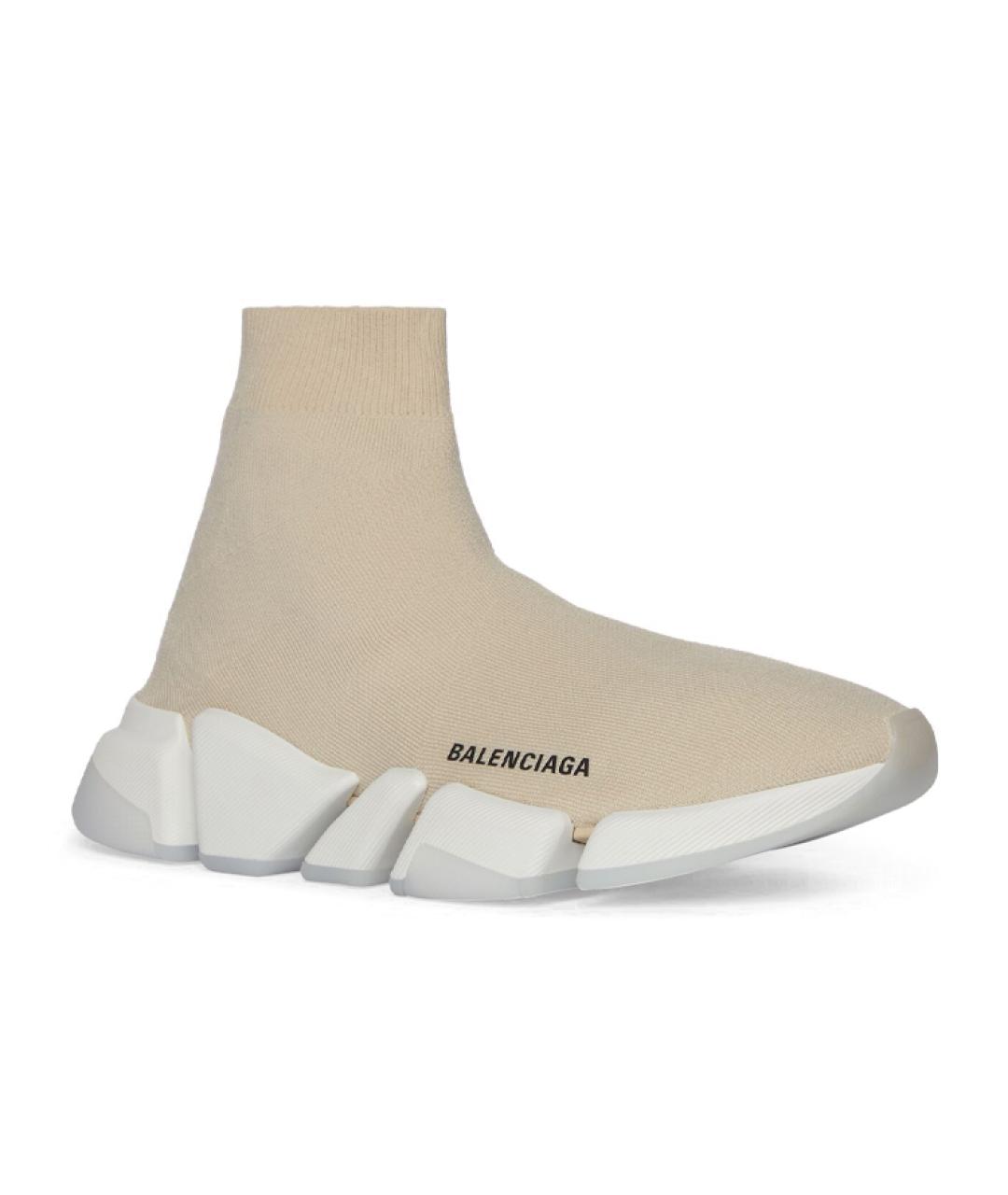 BALENCIAGA Бежевые кроссовки, фото 2