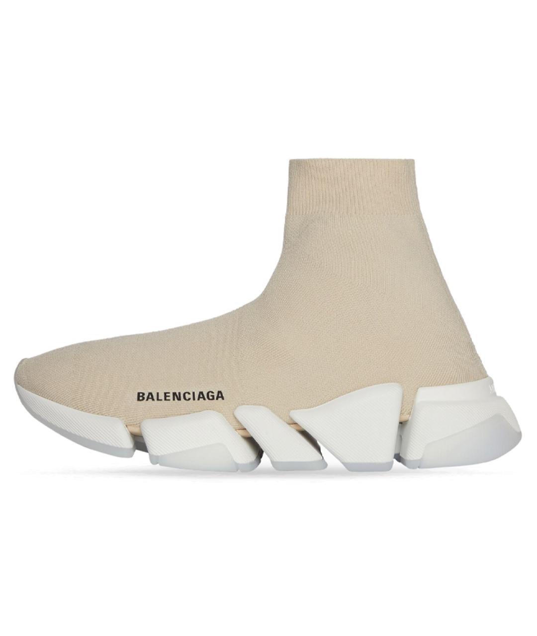 BALENCIAGA Бежевые кроссовки, фото 5