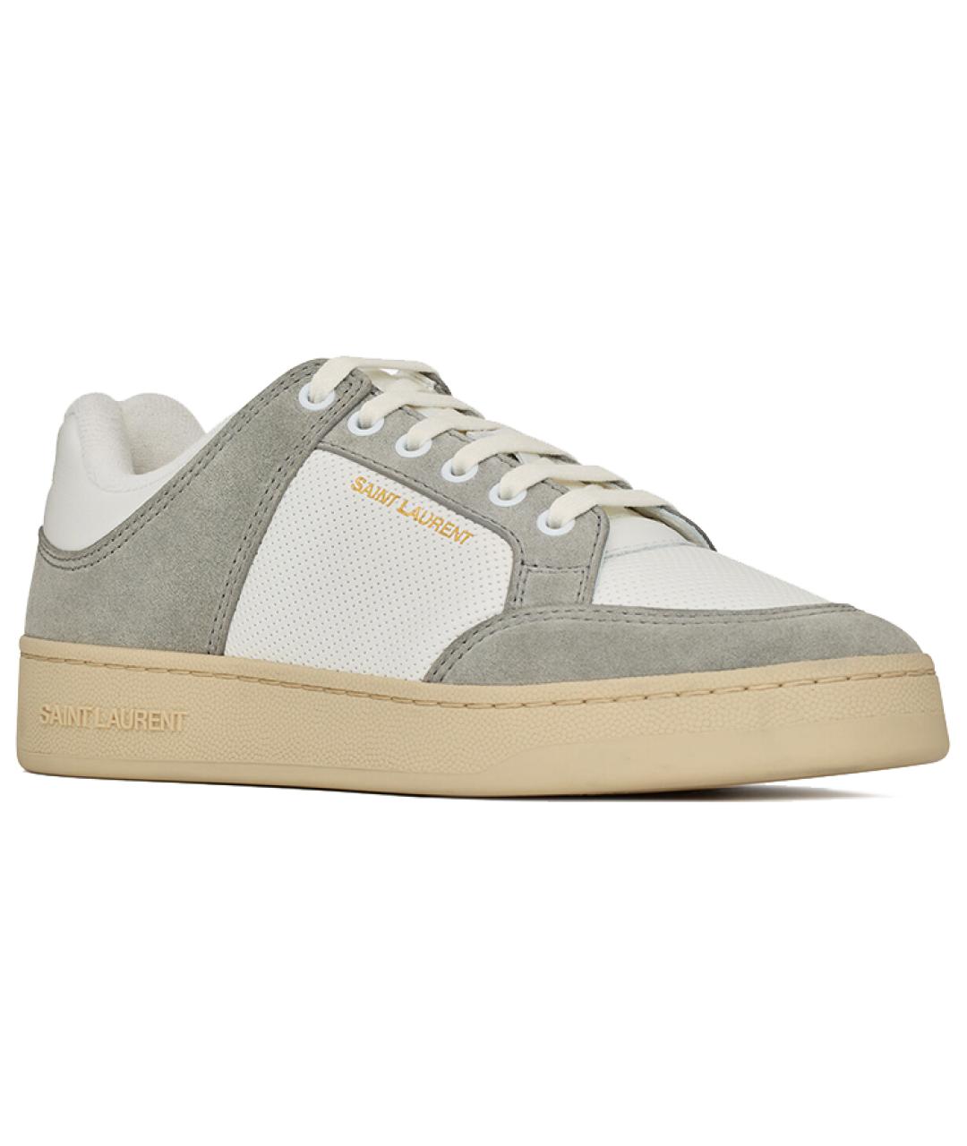 SAINT LAURENT Серые кроссовки, фото 3